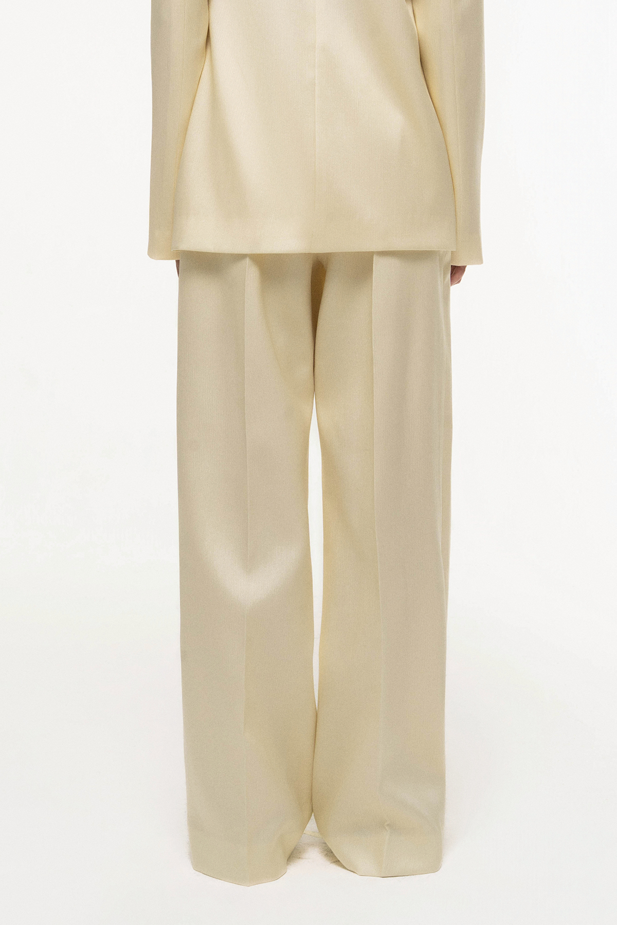 Silk Wide-Leg Pants