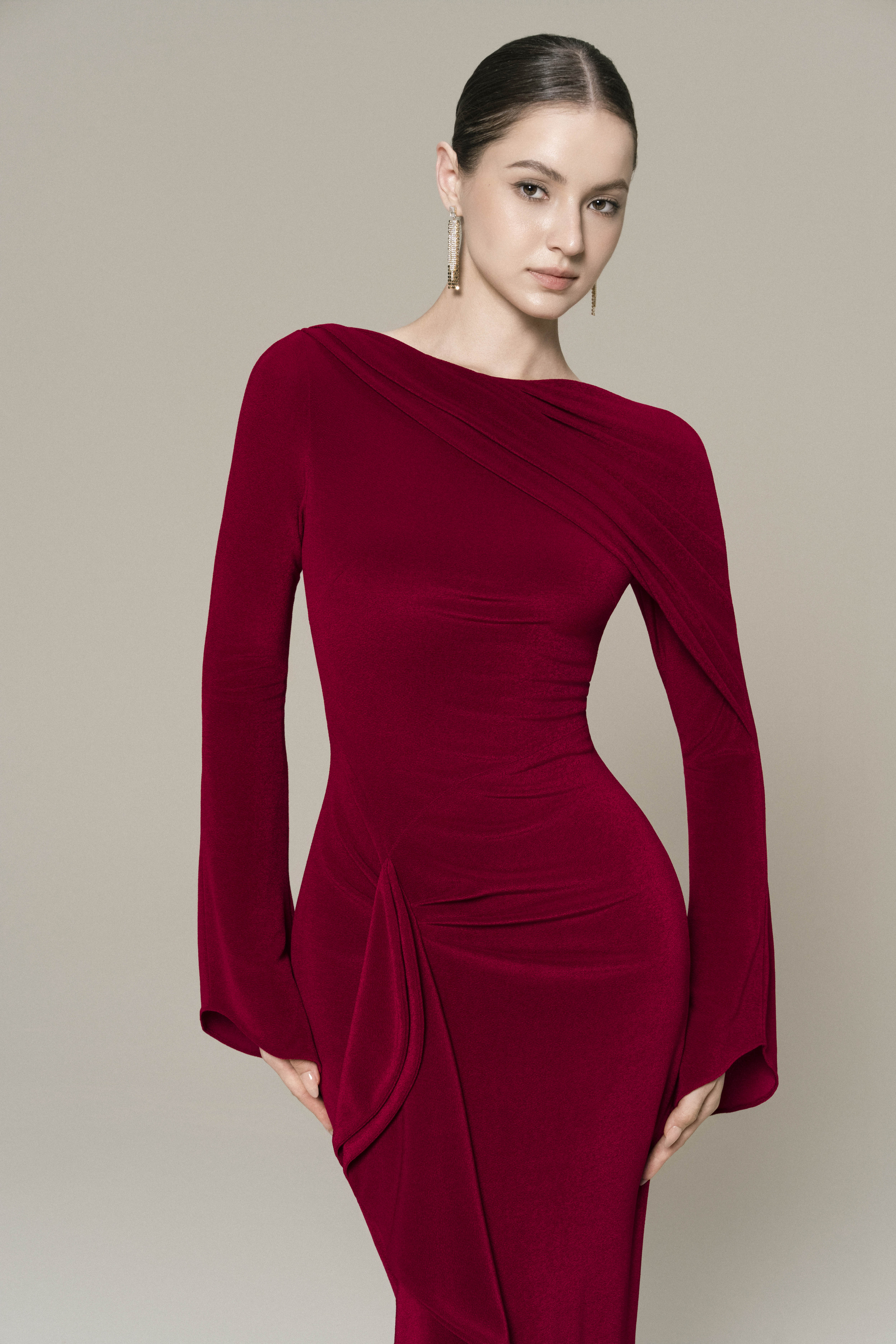 Starlit Ruffle Gown