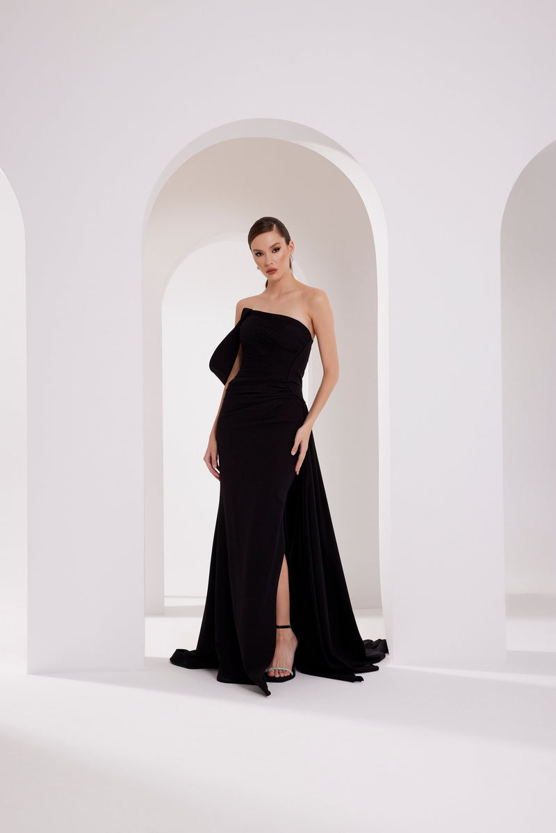 Strapless Evening Gown N0473