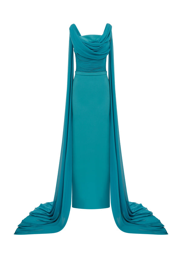 Strapless Evening Gown N0534