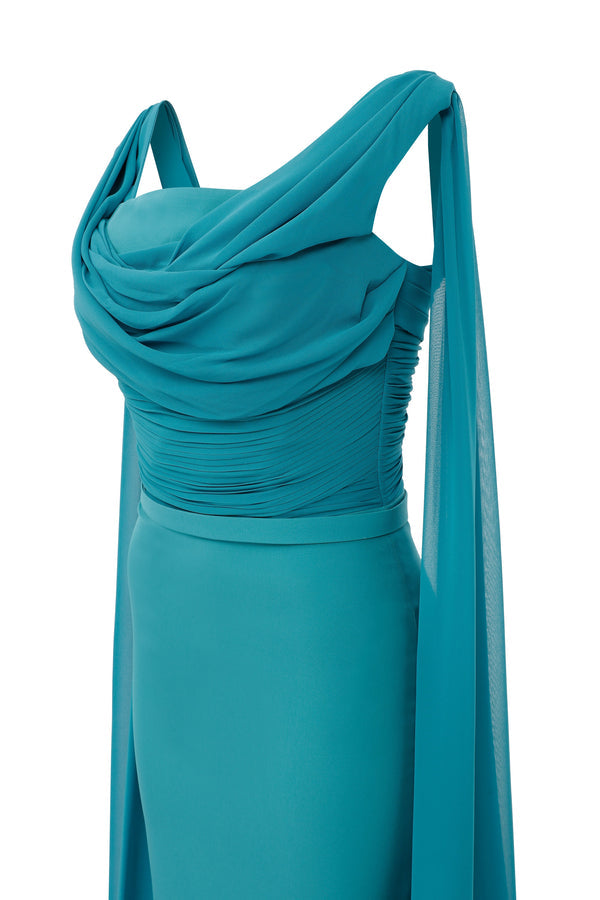 Strapless Evening Gown N0534