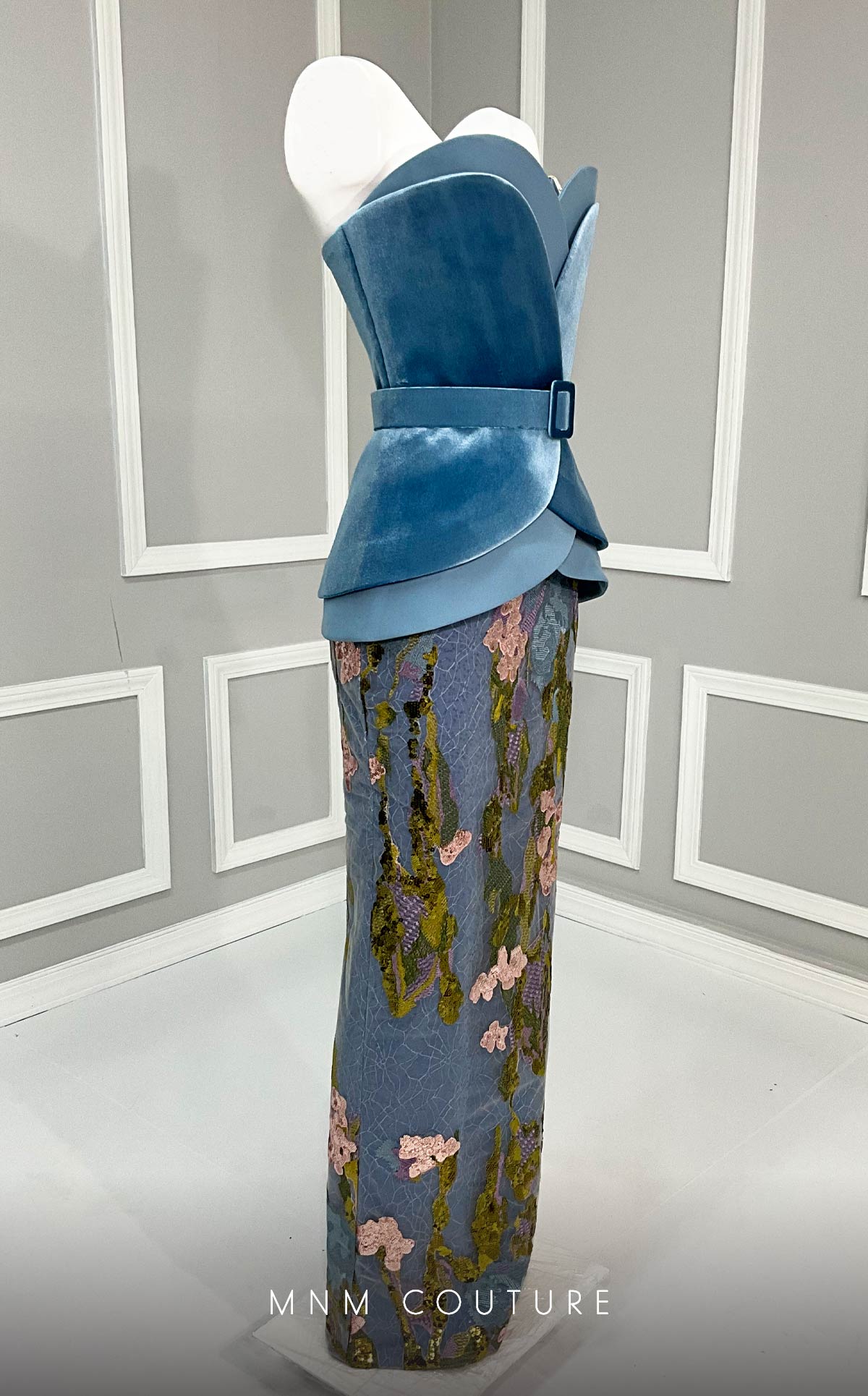 Strapless Evening Gown N0620