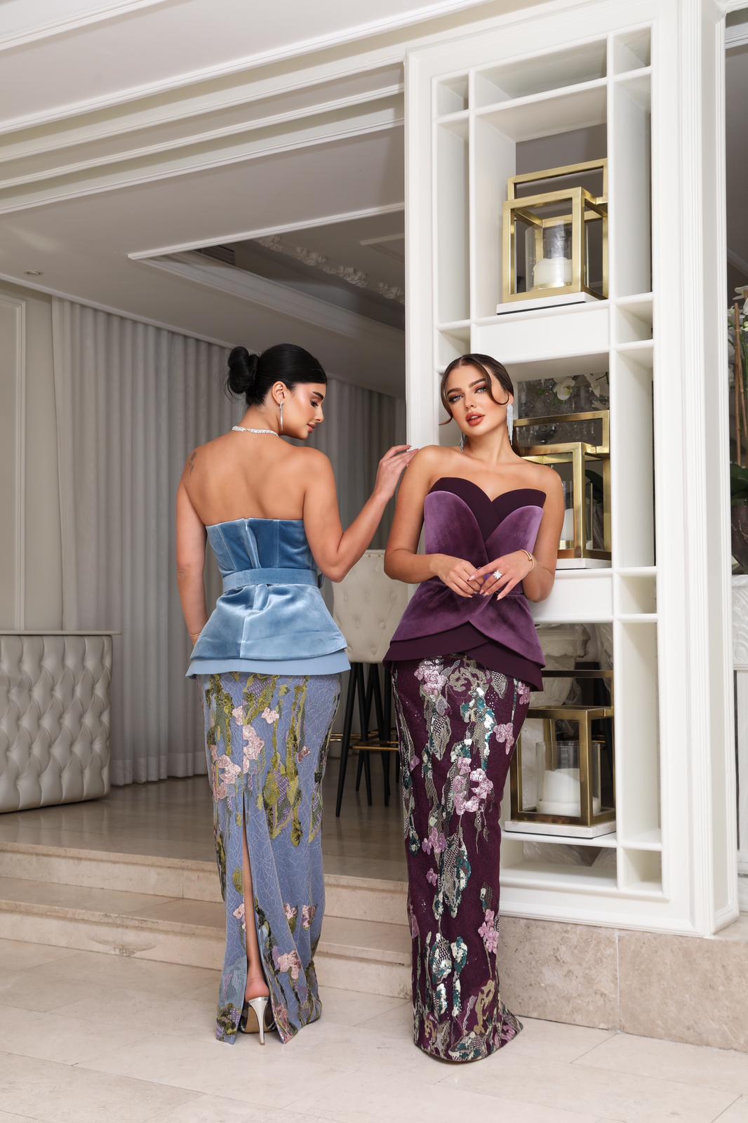 Strapless Evening Gown N0620