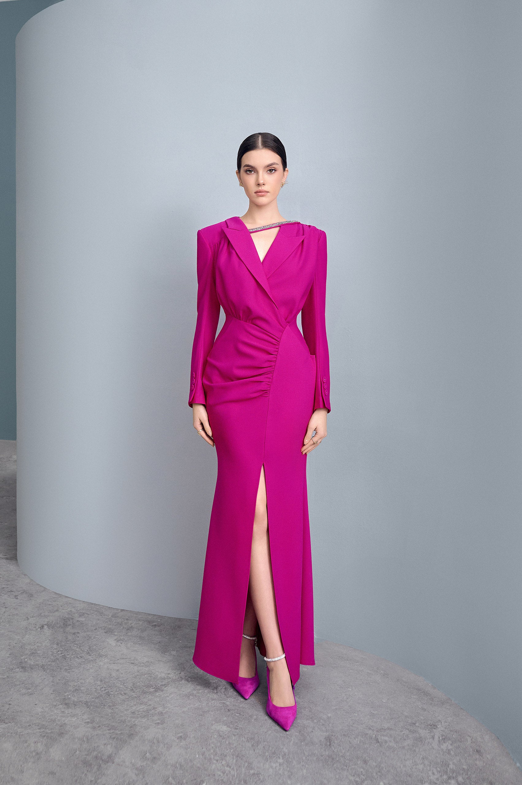 Sweet Fish Tail Slit Dress