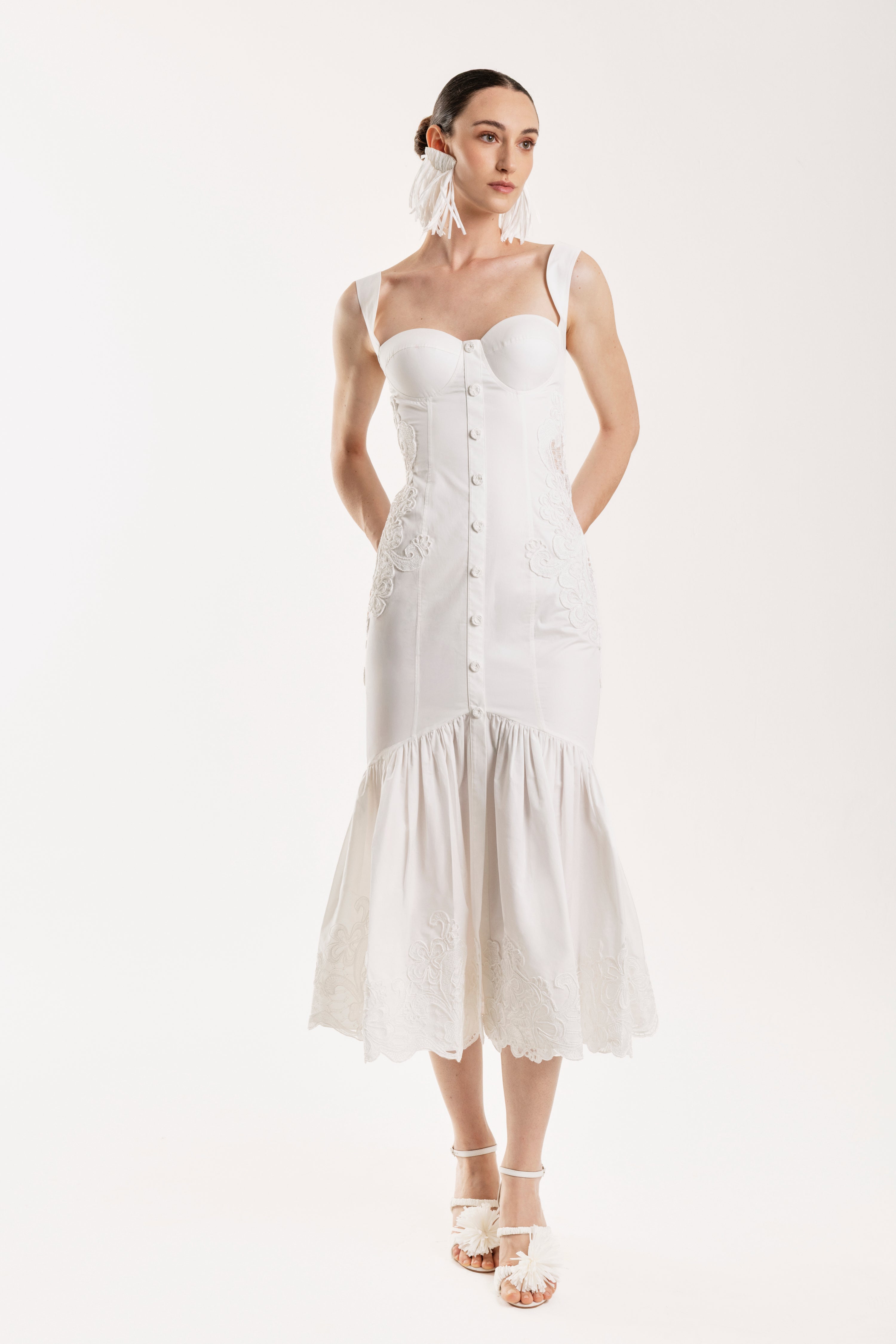 Tarik Ediz ALMENTA DRESS-0