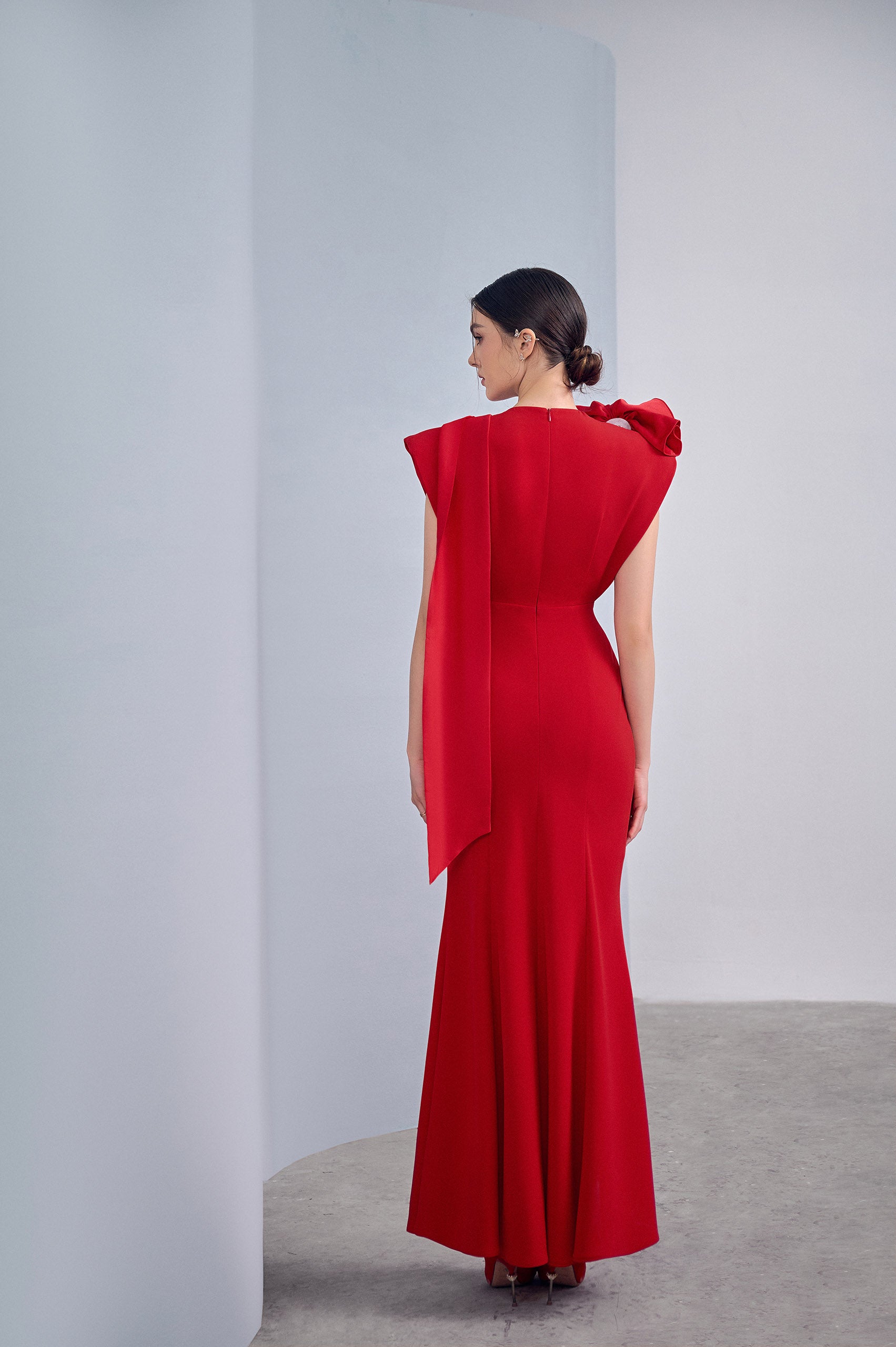 Harmony Asymmetrical Slit Dress VL1011