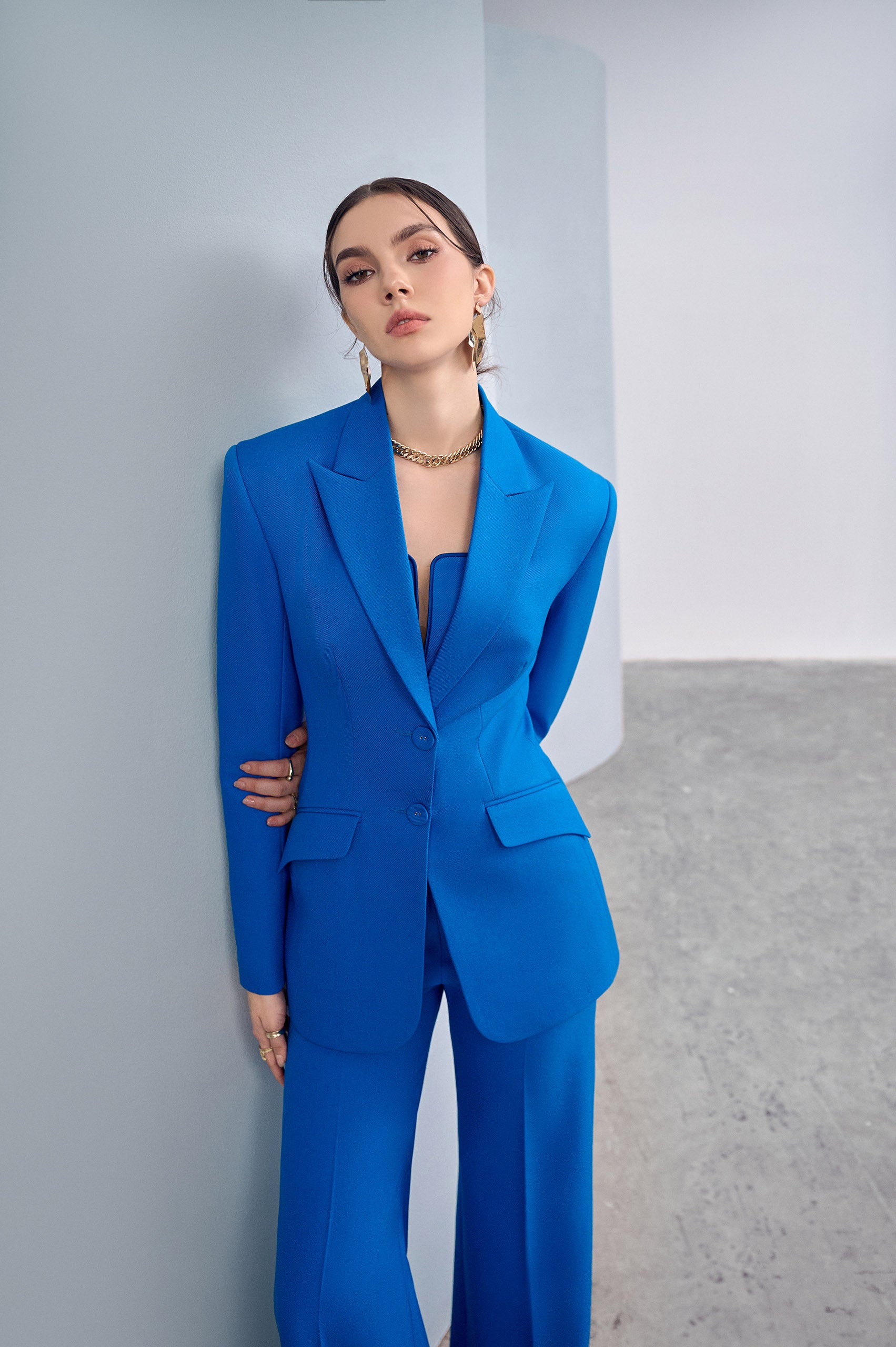 Zayla Sapphire Classic Blazer