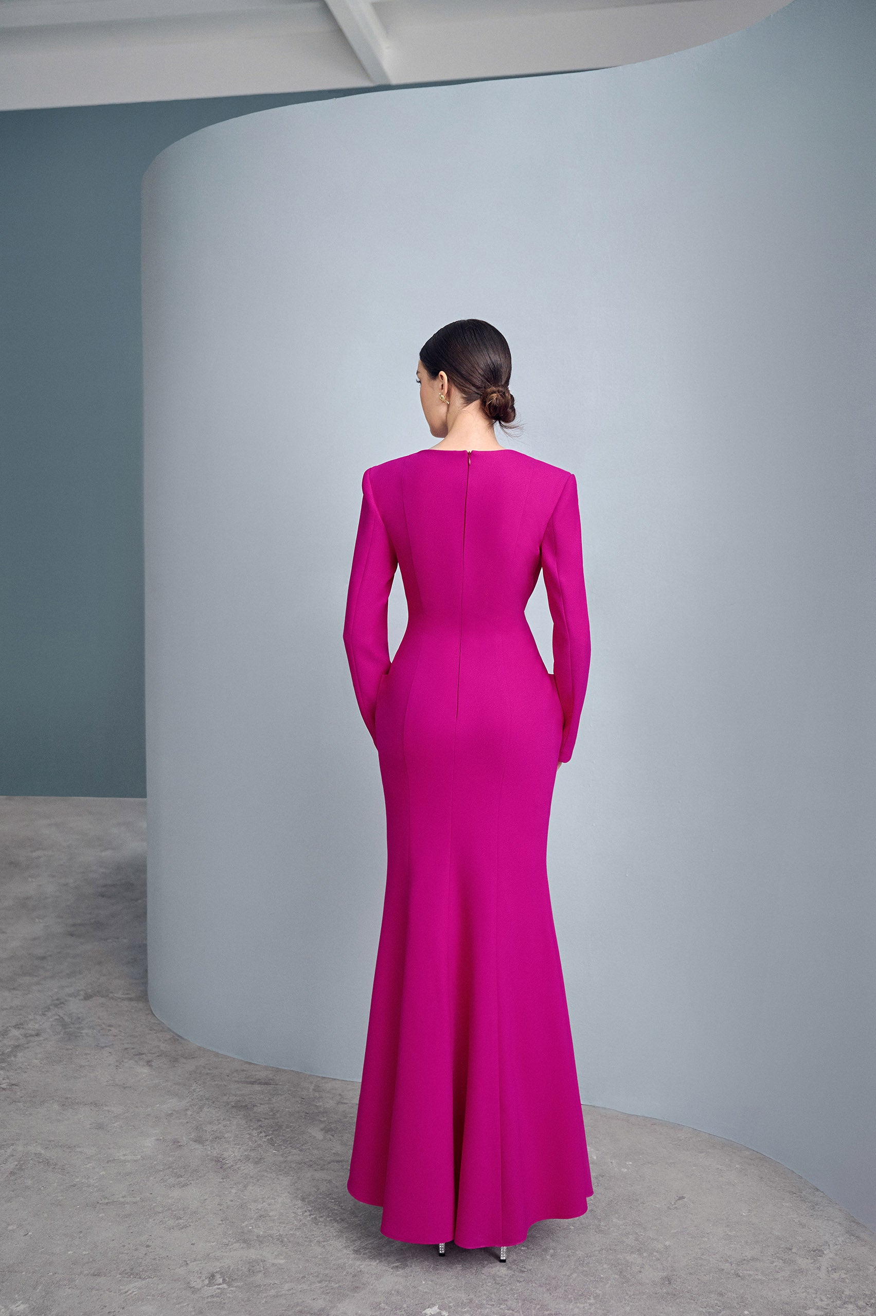 Sweet Fish Tail Slit Dress