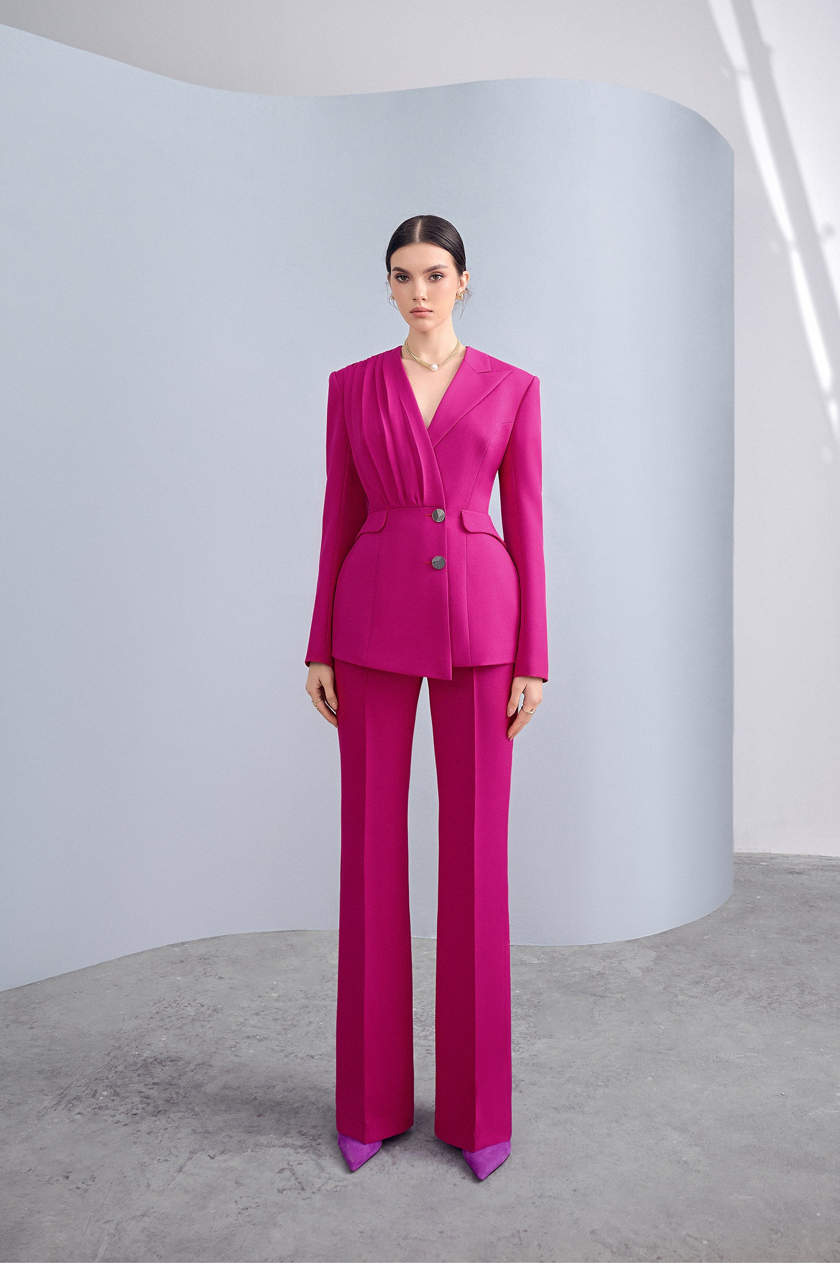 Elia Hot Pink Flare Pants