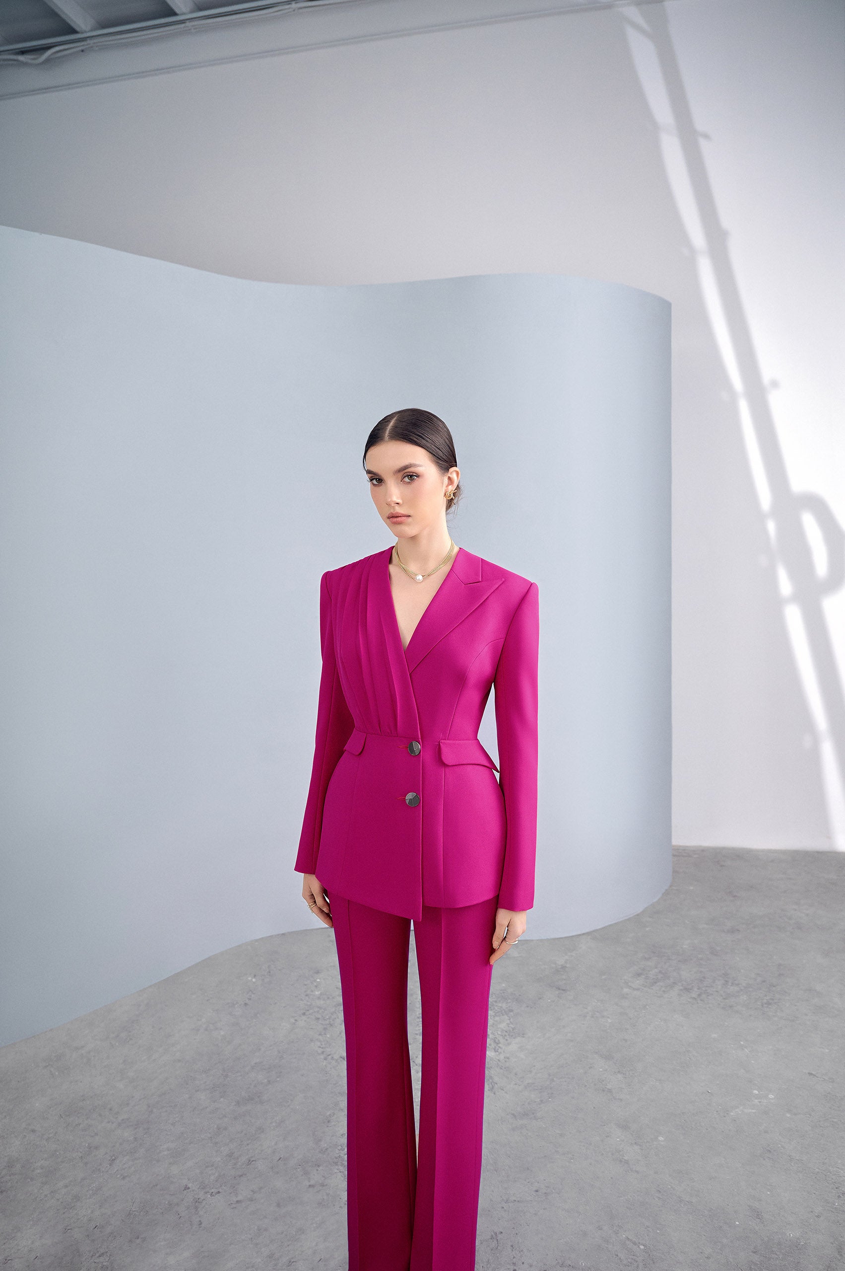 Elia Hot Pink Flare Pants