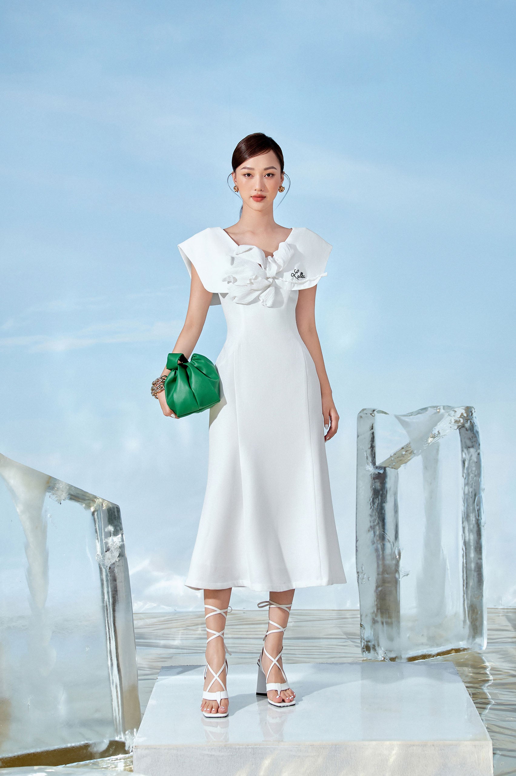 Cotton Fishtail Dress