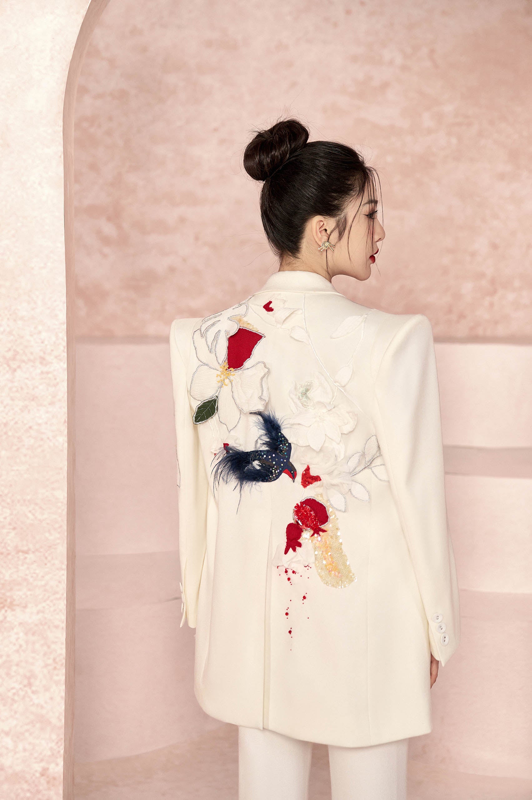 Aromatic Floral 3D Blazer