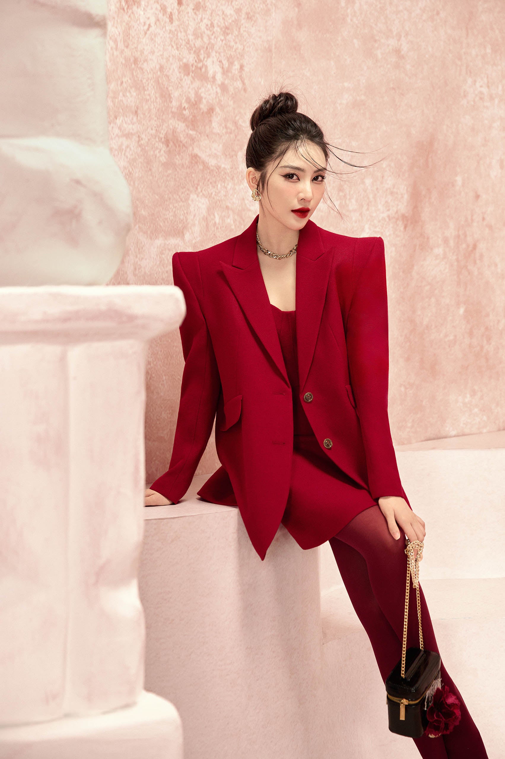 Blossom Maroon Blazer