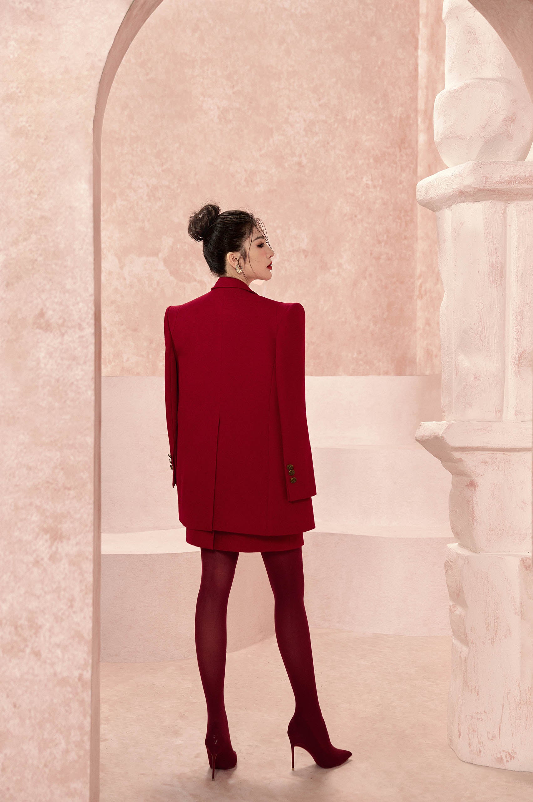 Blossom Maroon Blazer