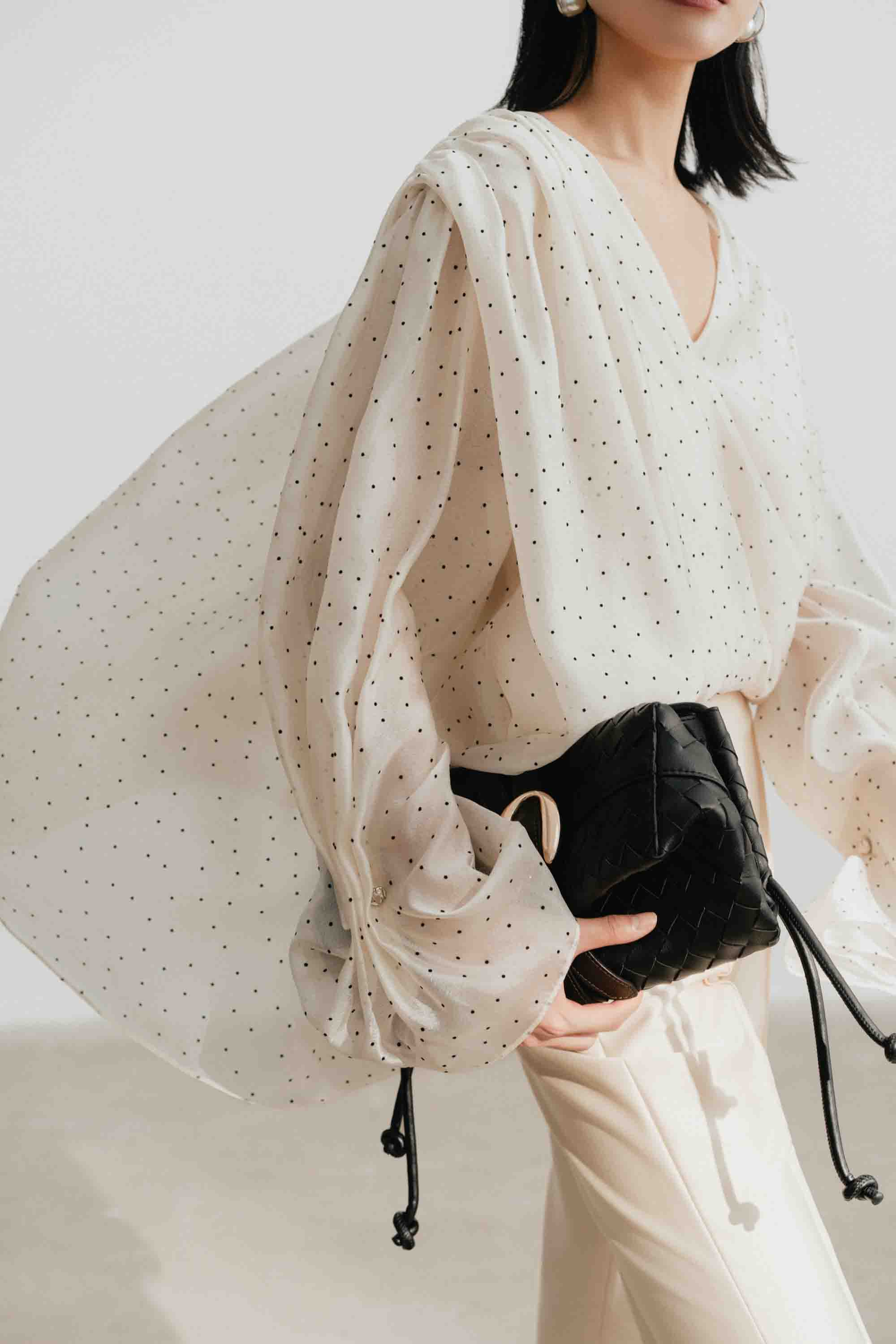 V-Neck Oversized Shirt