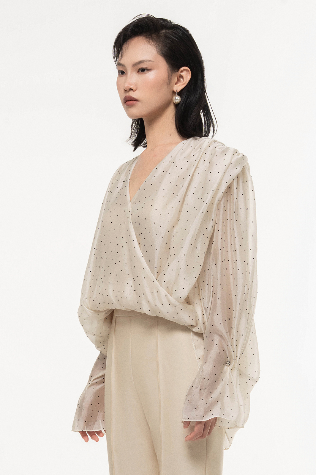 V-Neck Oversized Shirt
