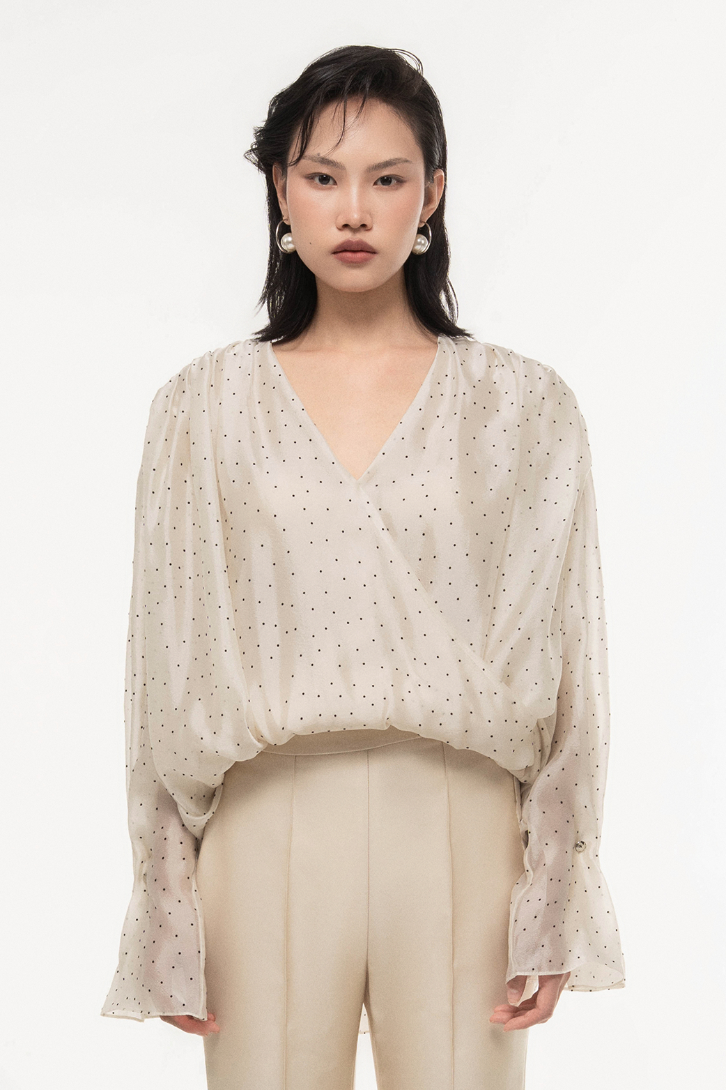 V-Neck Oversized Shirt