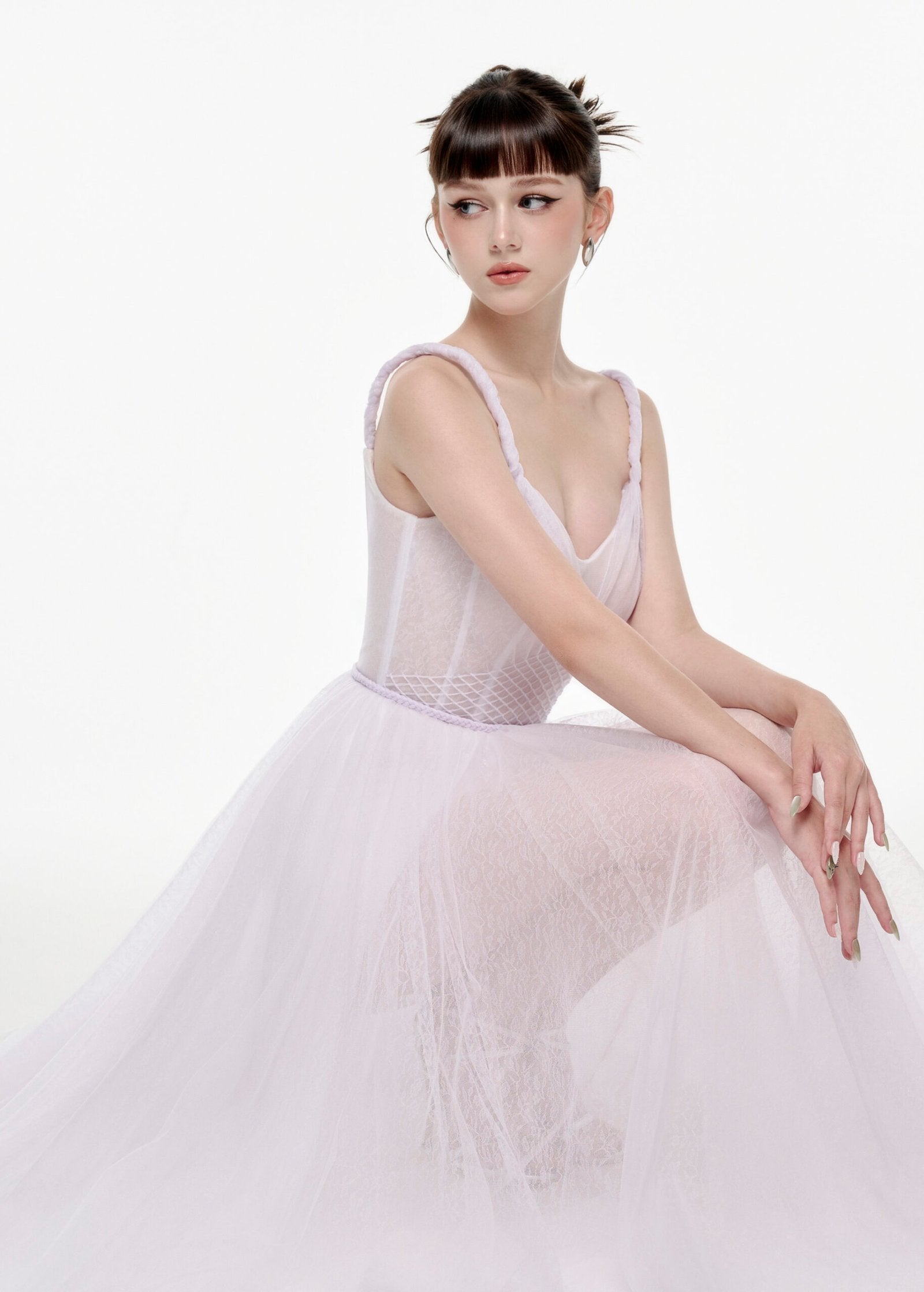 VELIA DRESS WHITE image 3
