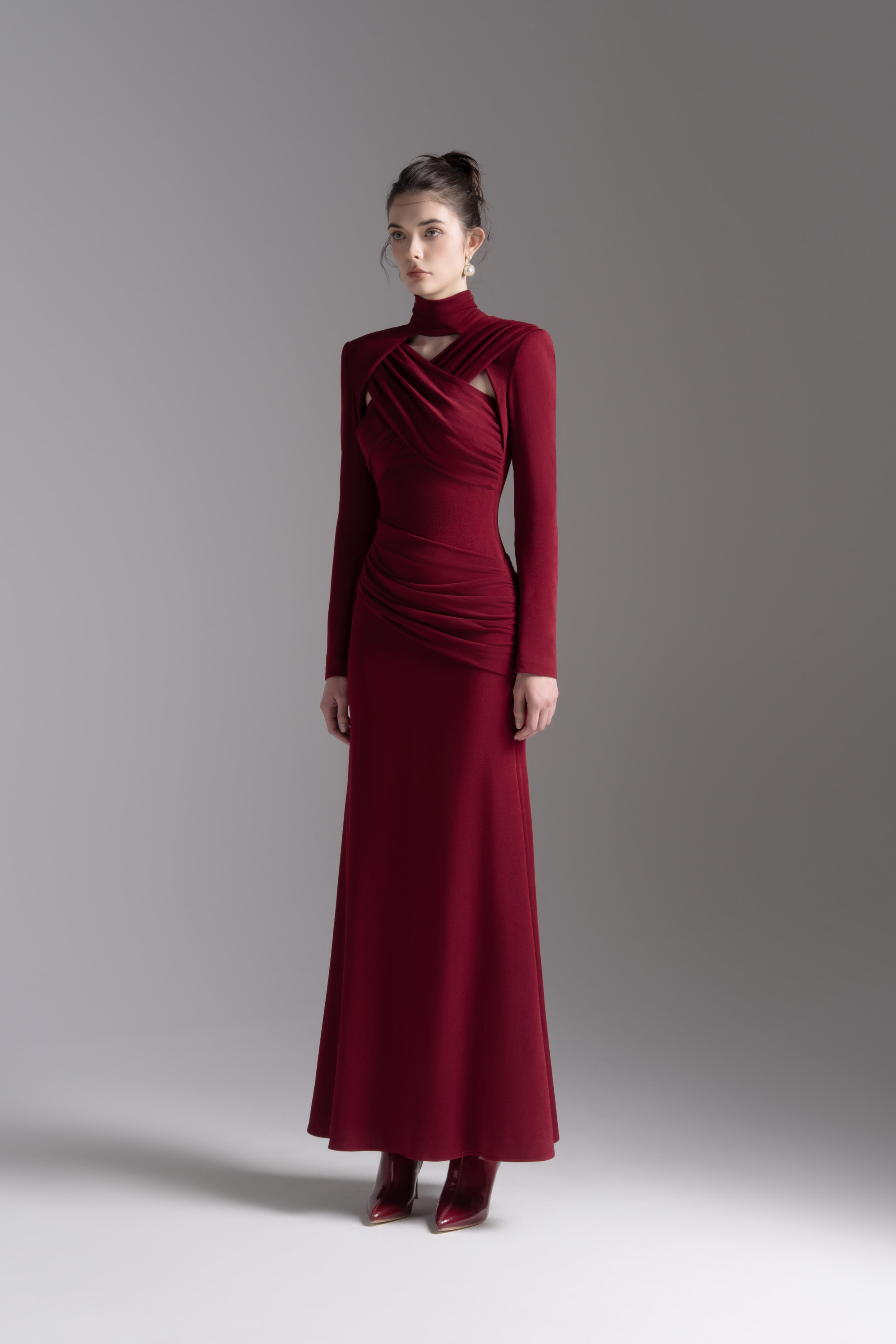 Vesta Ruche Dress