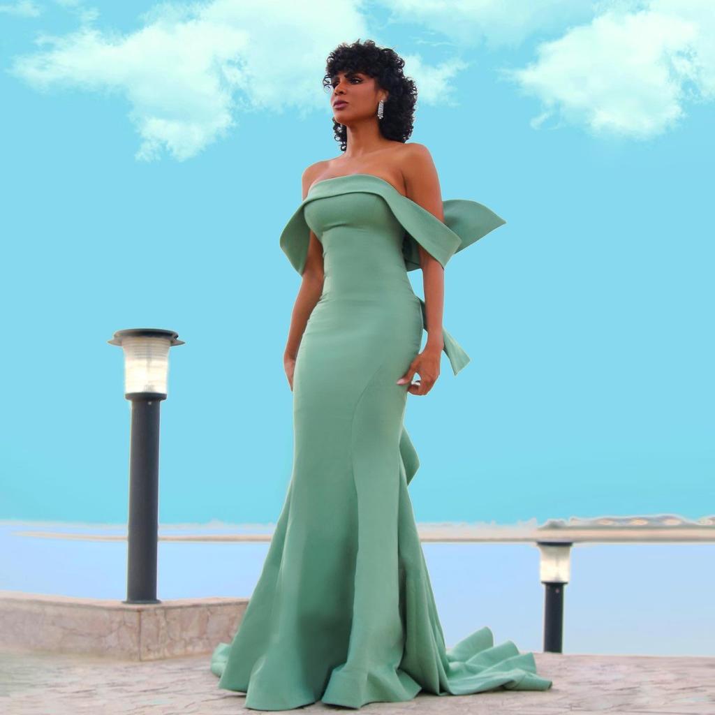 Nour Fathallah N0145 - Elegant Evening Gown (Ready to Ship)