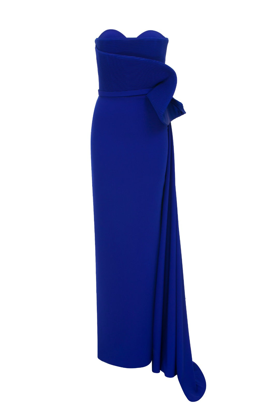 Magenta Strapless Evening Gown N0520A
