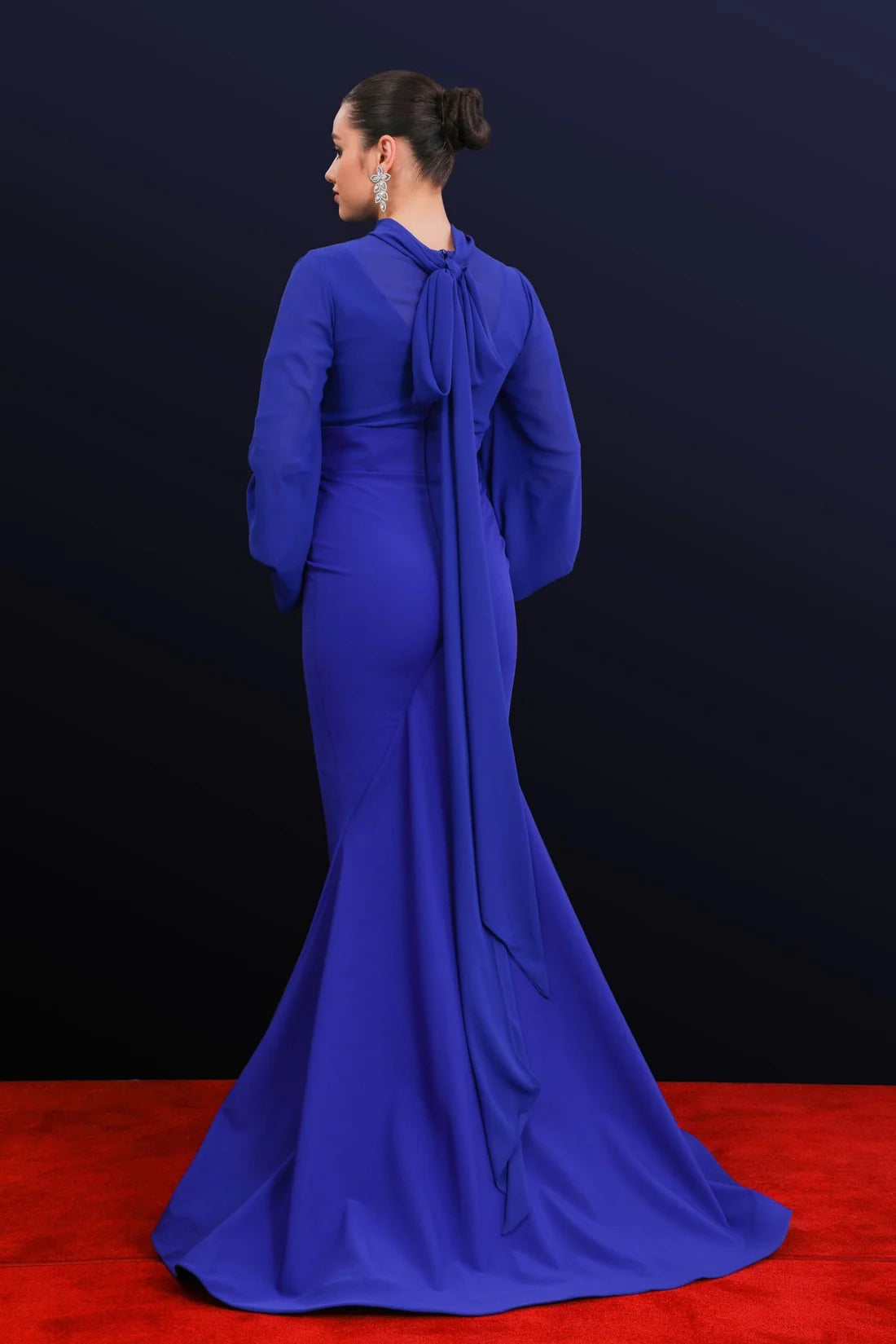 Illusion High Neckline Mermaid Gown 2637B