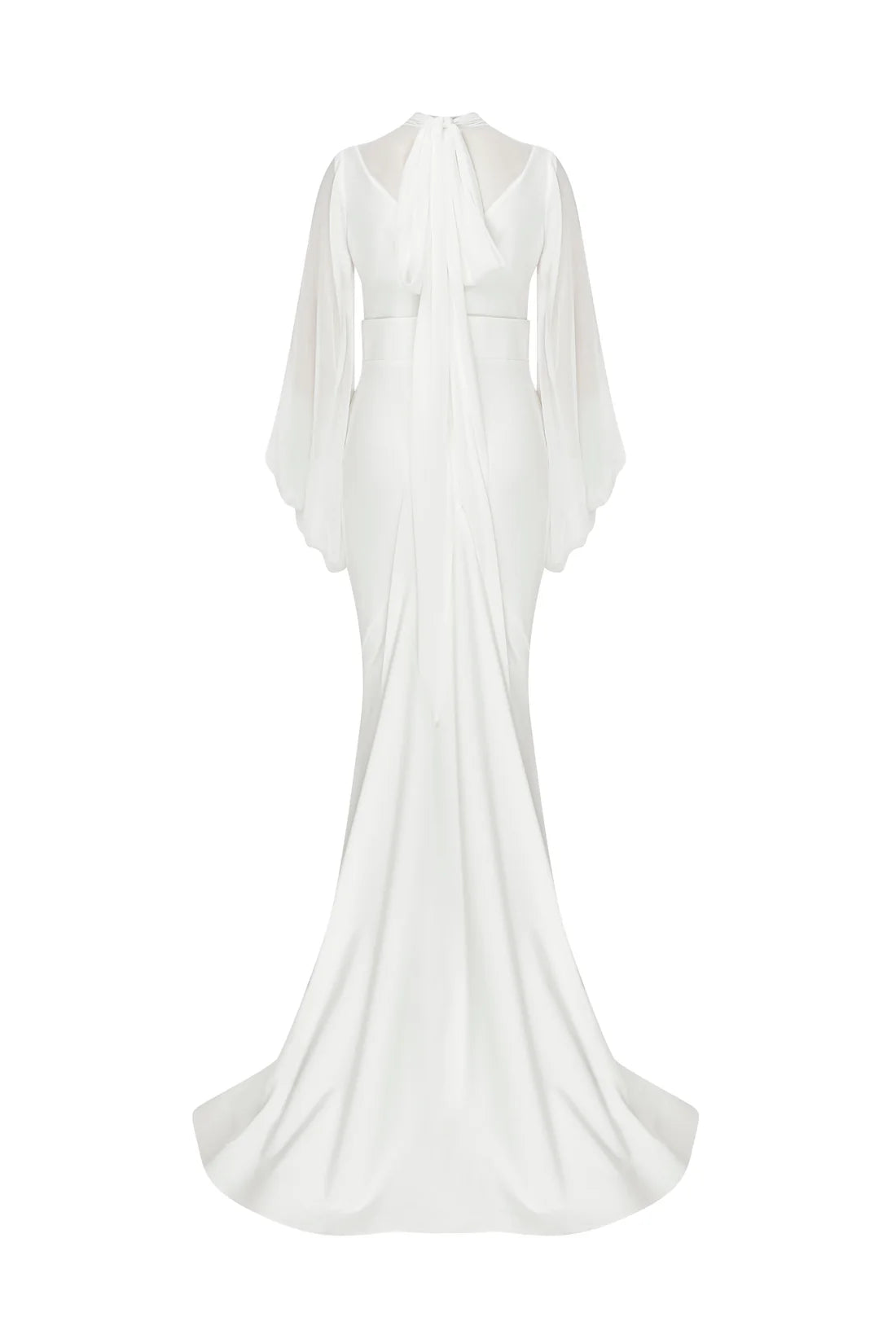 Illusion High Neckline Mermaid Gown 2637B