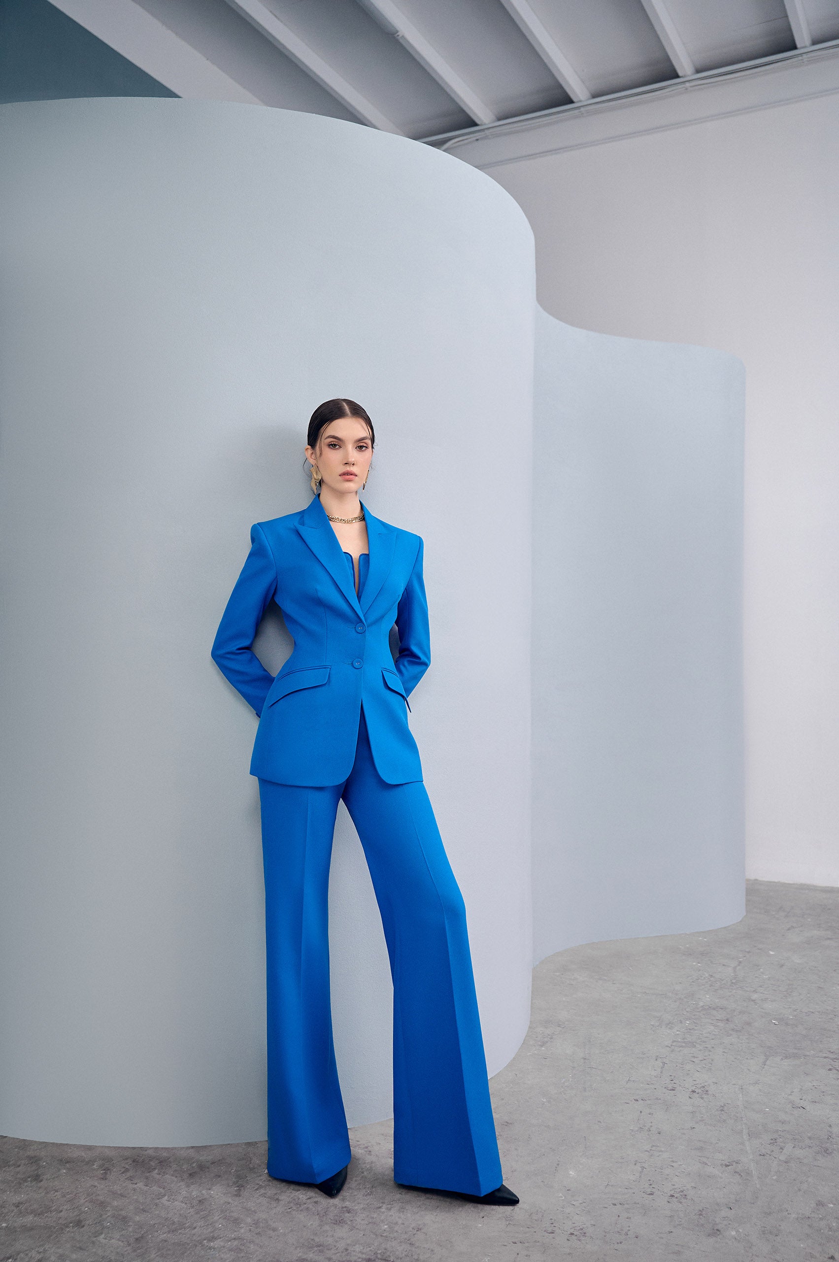 Zayla Sapphire Classic Blazer