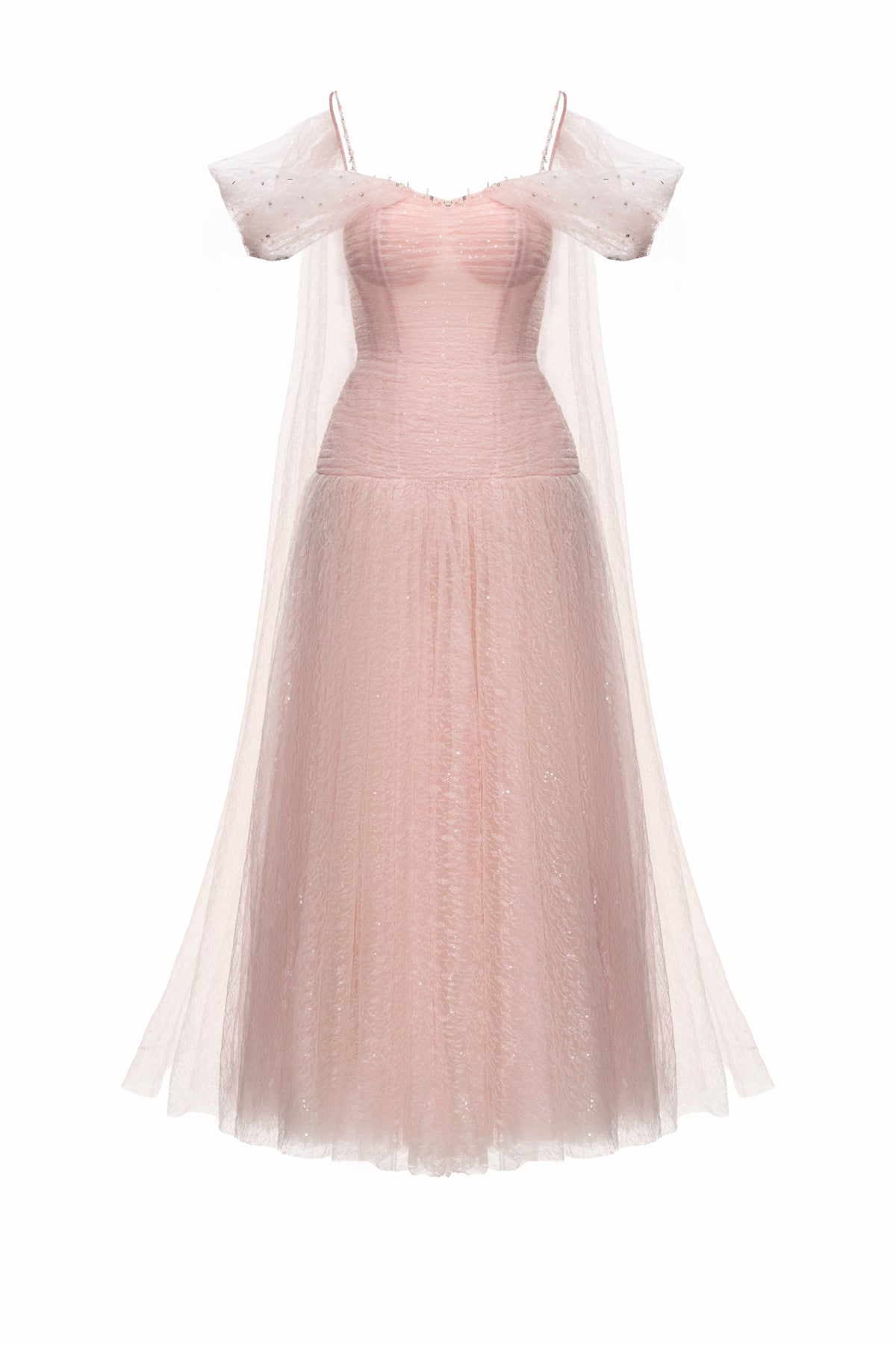 BLOSSOM DRESS by Joséphine in pink — Full dress front view