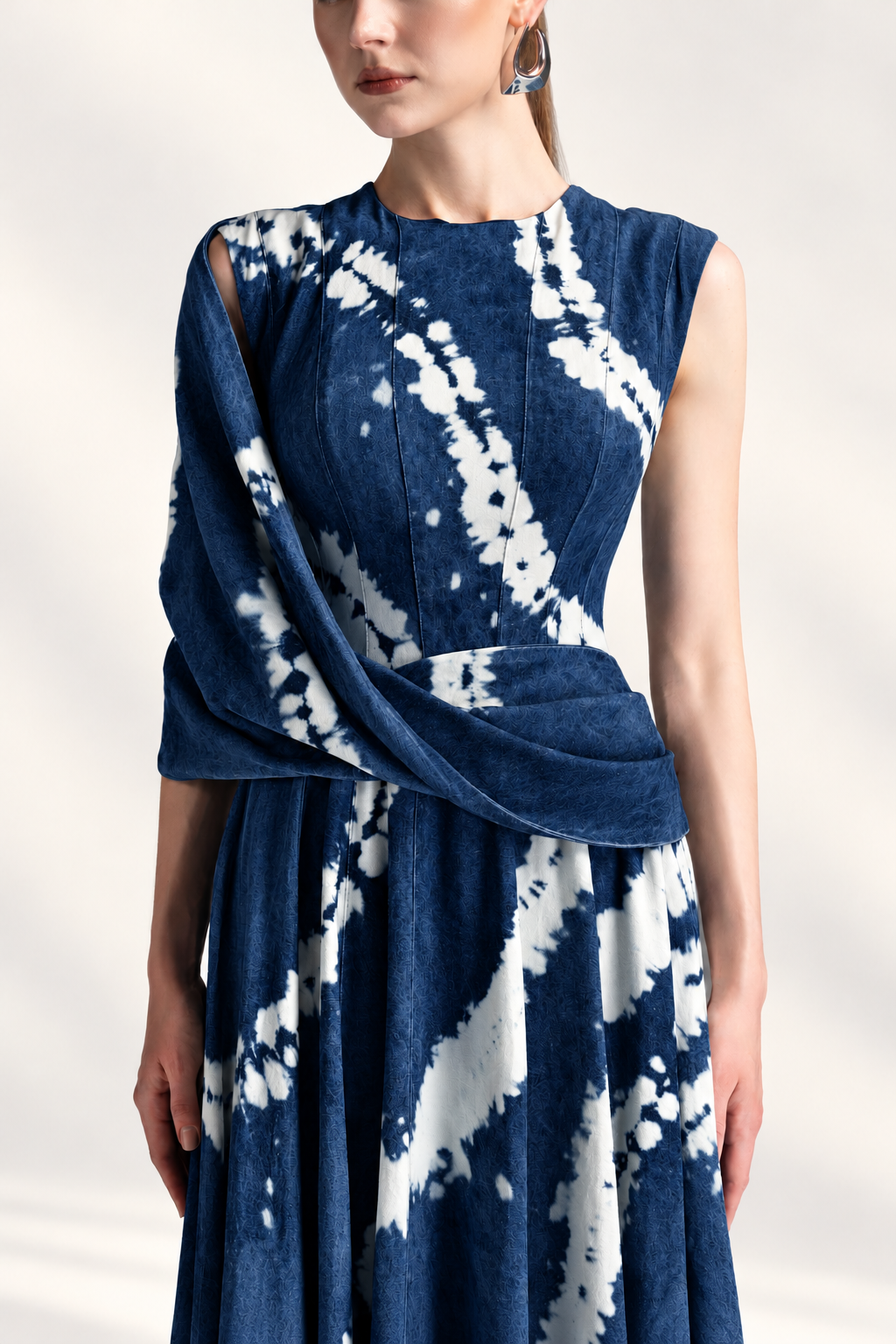 Acid-Wash Crystal Dress