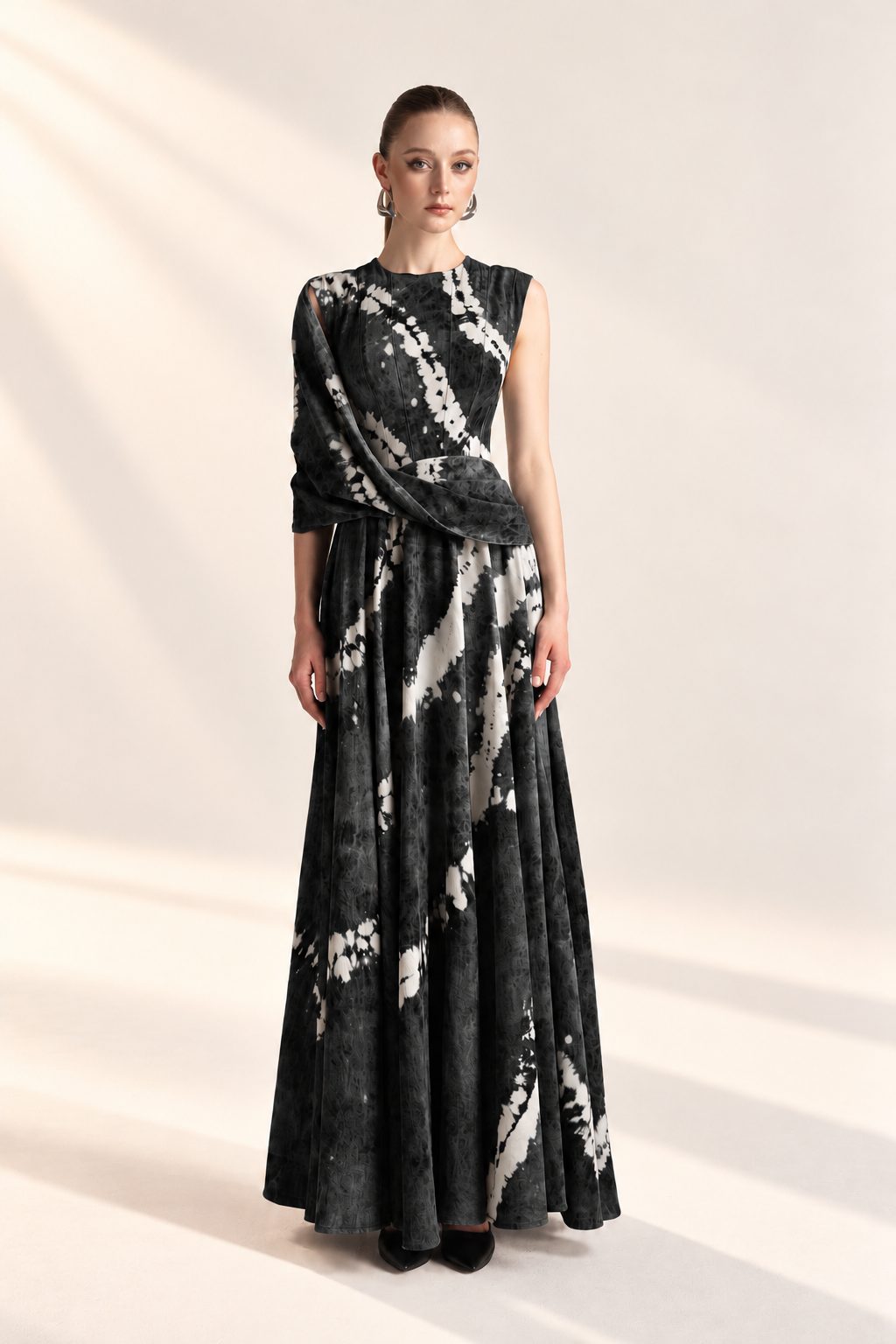 Acid-Wash Crystal Dress