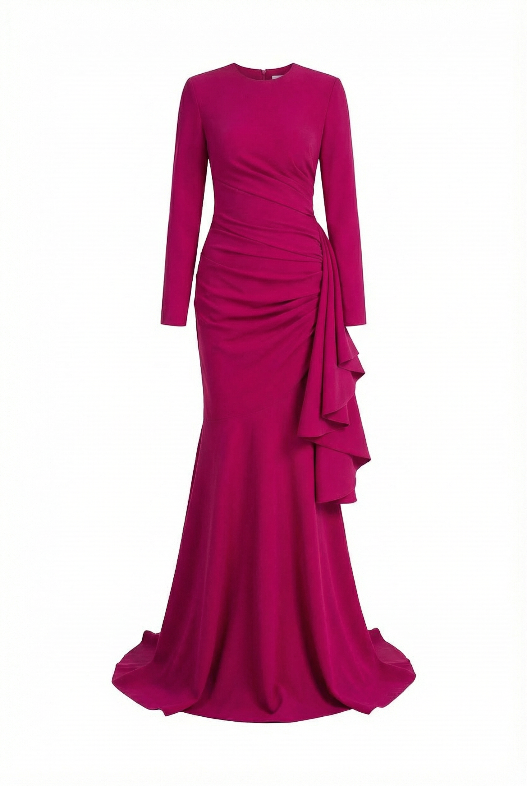 Mia Dress – Fuchsia Rose Maxi Dress