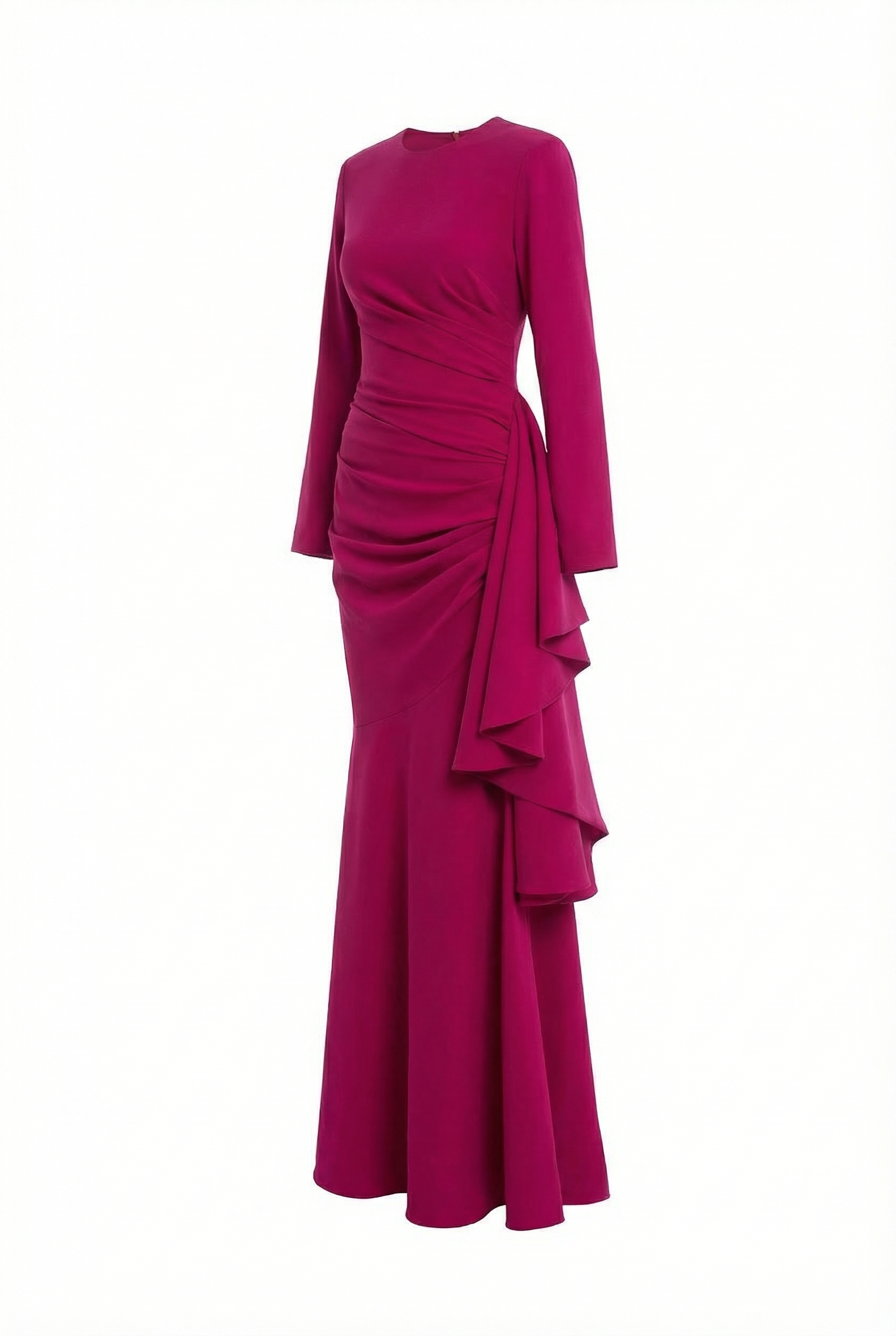 Mia Dress – Fuchsia Rose Maxi Dress