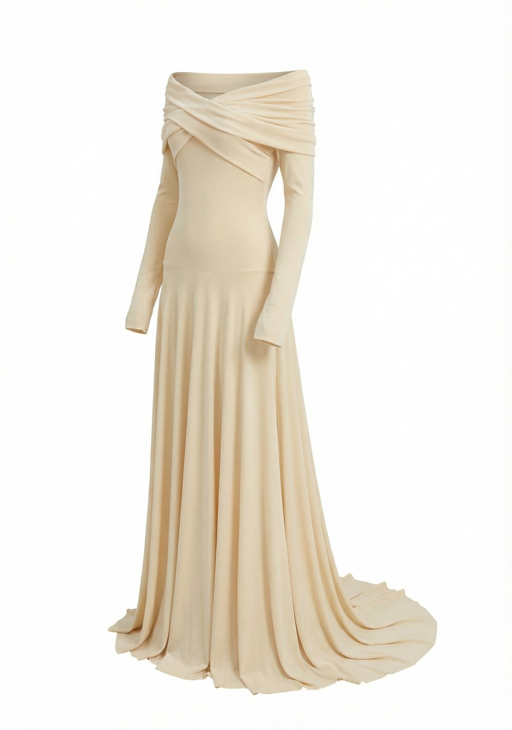 Ari Dress – Ivory Cream Maxi Dress