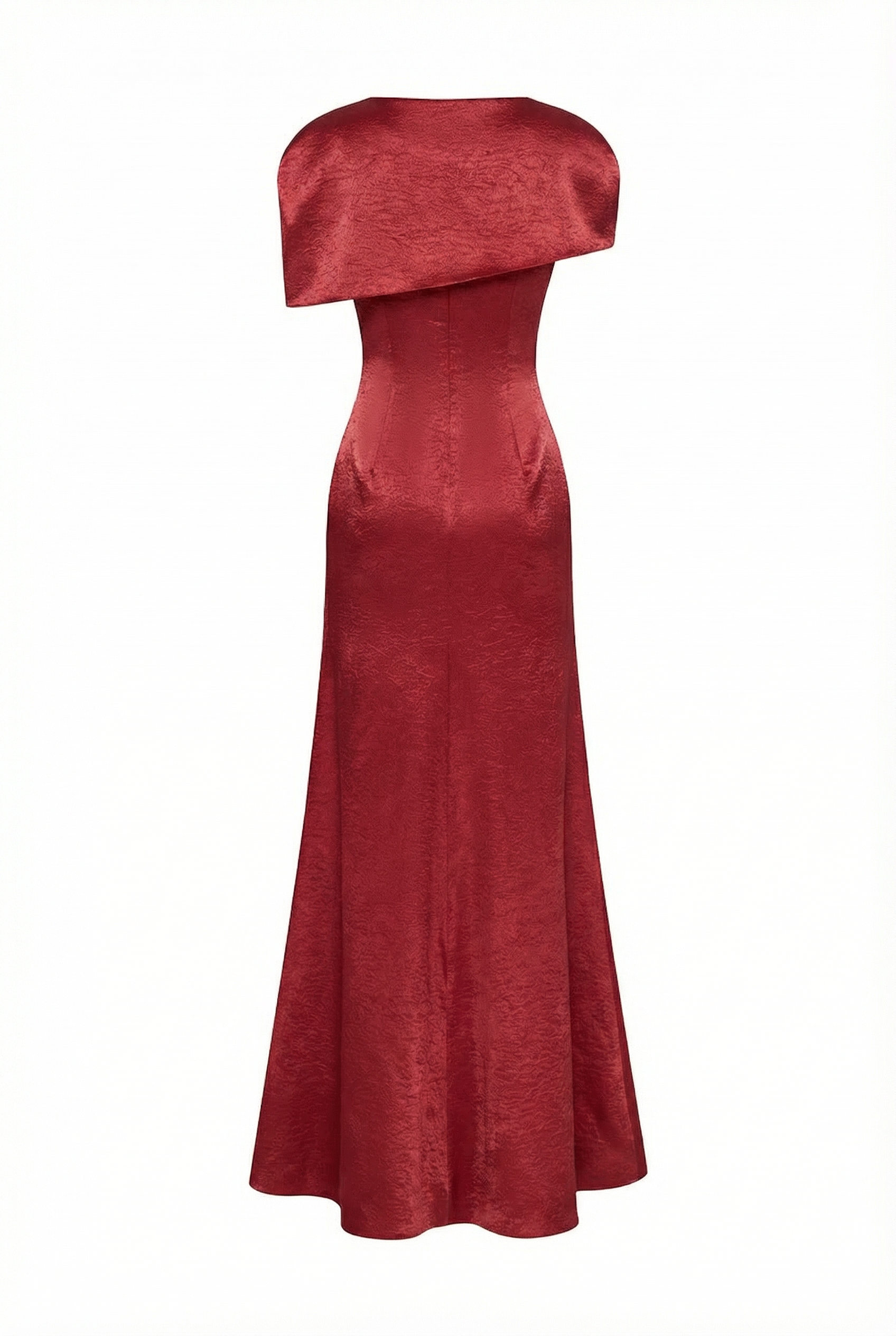 Iva Dress – Mandarin Red Maxi Dress