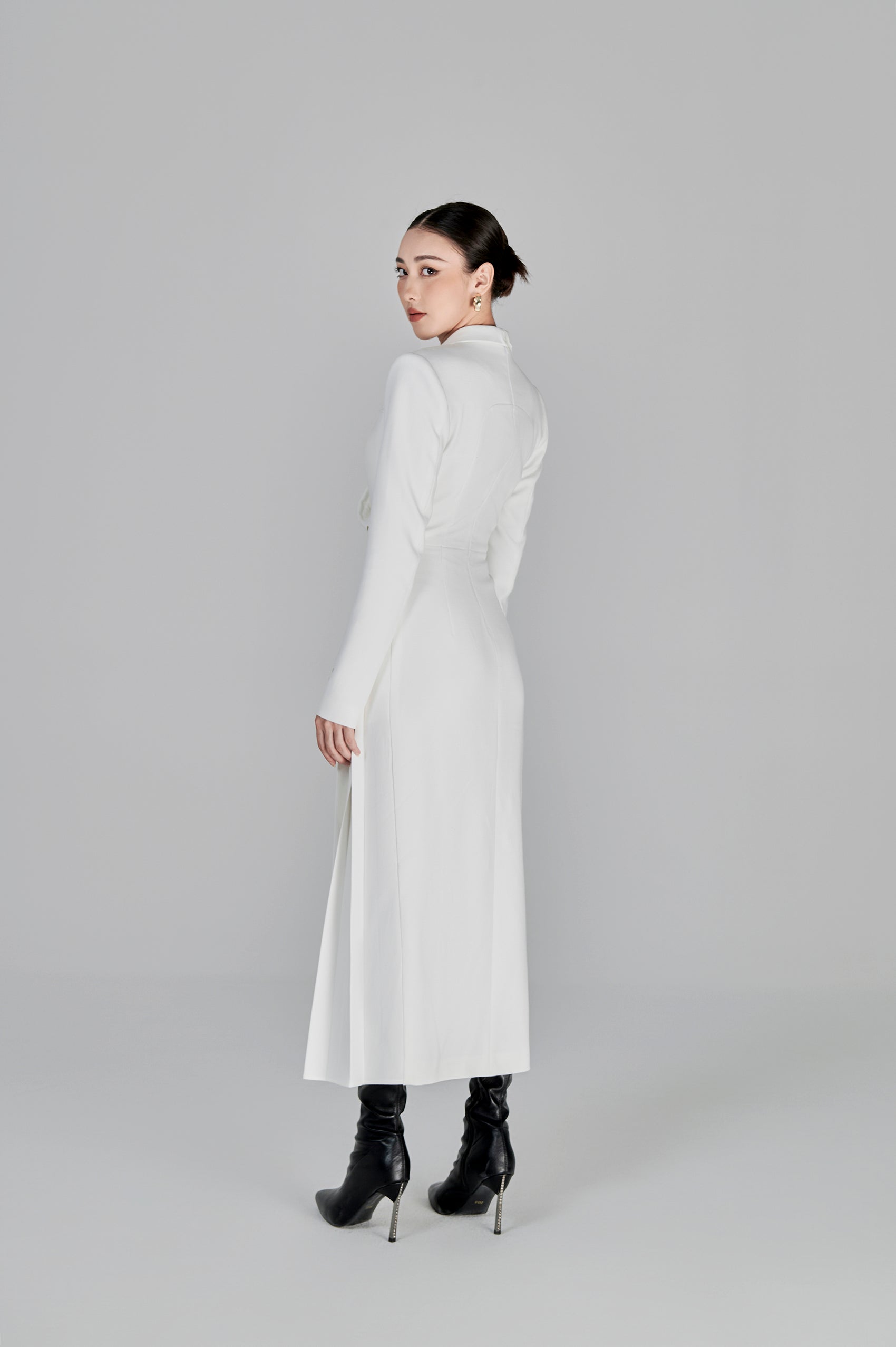 Rosanna Asymetrical Draping Dress