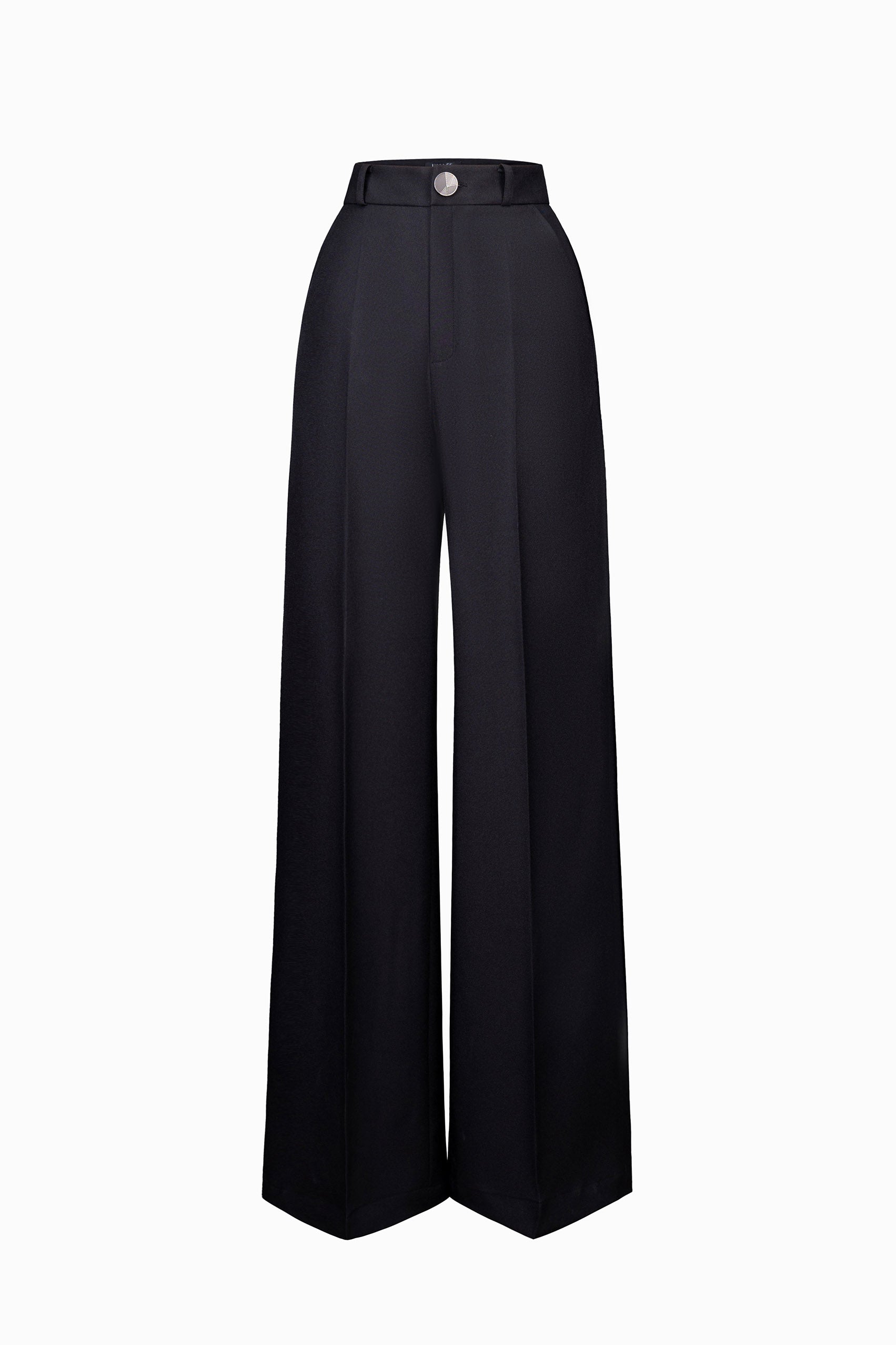 Della Black Wide Leg Pants