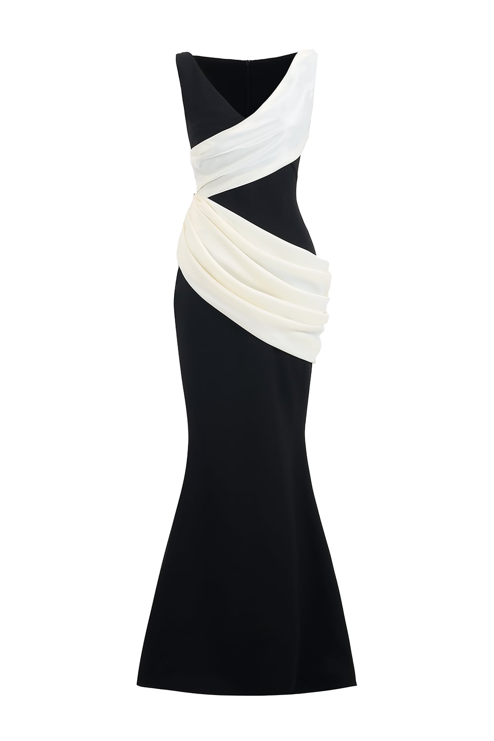 Mirer - Hera Mermaid Ponte Knit Maxi Dress