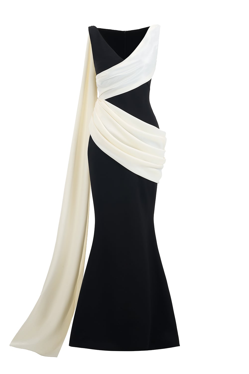 Mirer - Hera Mermaid Ponte Knit Maxi Dress