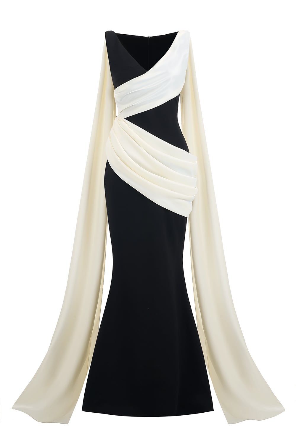 Mirer - Hera Mermaid Ponte Knit Maxi Dress