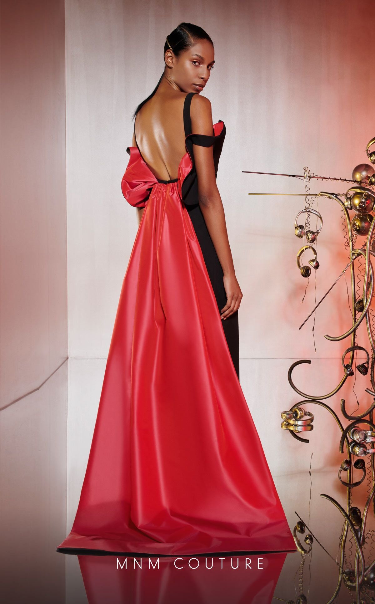 Red Carpet Corset Gown E0032