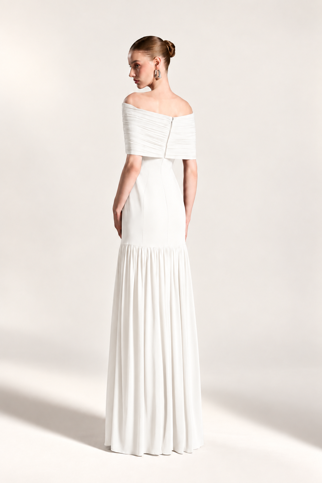 Pleated Flare Dress