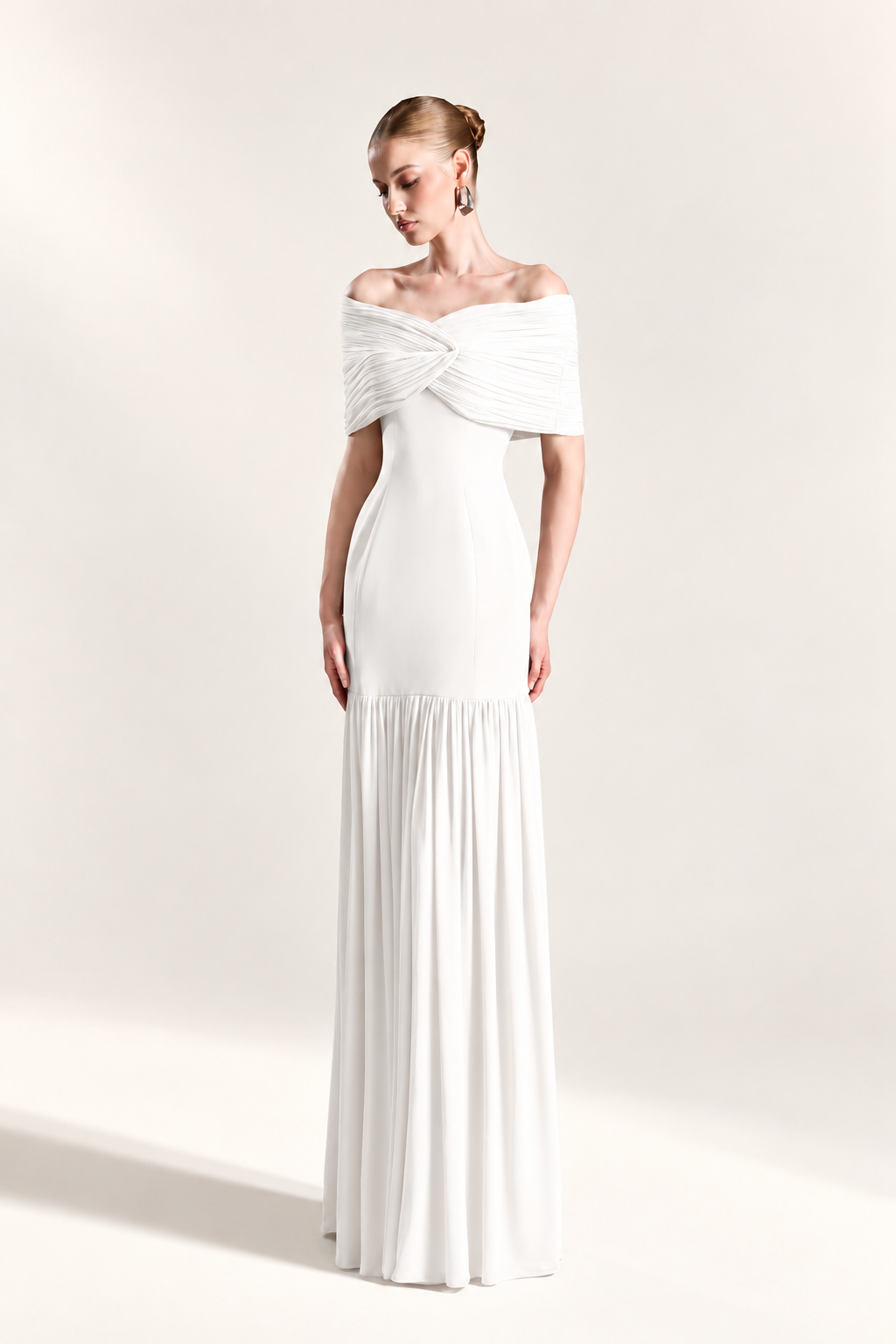 Pleated Flare Dress