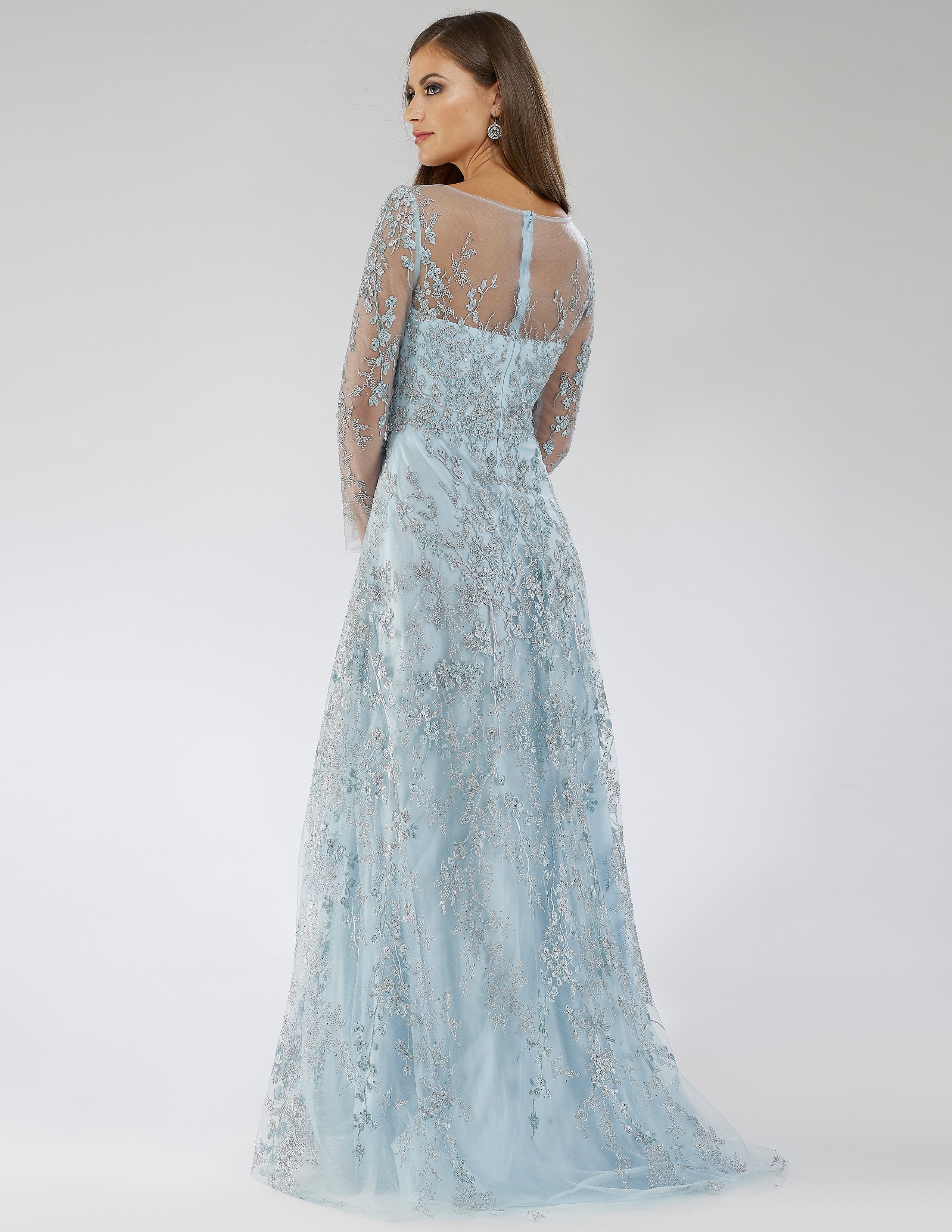 lara long aqua dress Lara Designs 29051