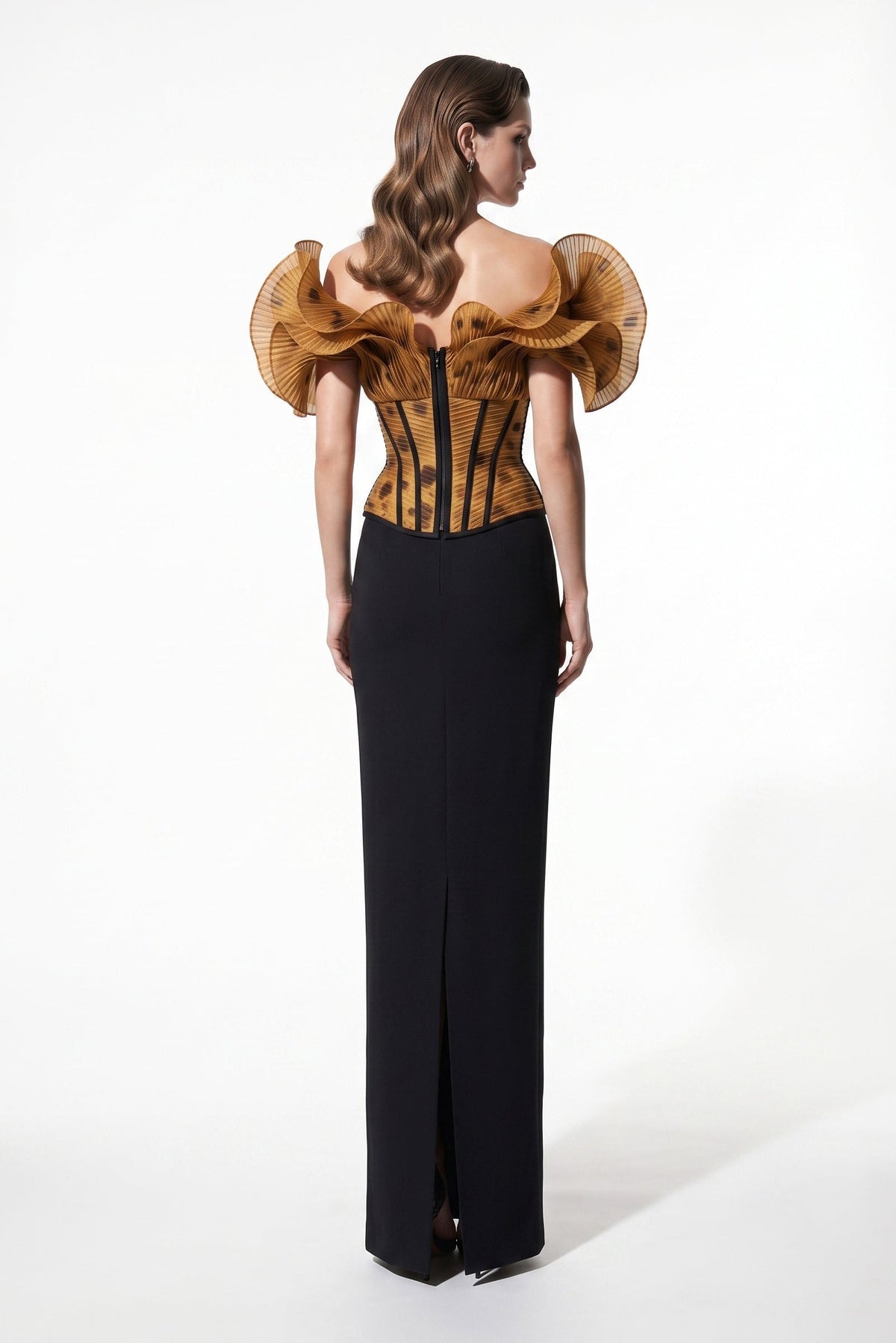 Fouad Sarkis F03032 Couture Evening Gown