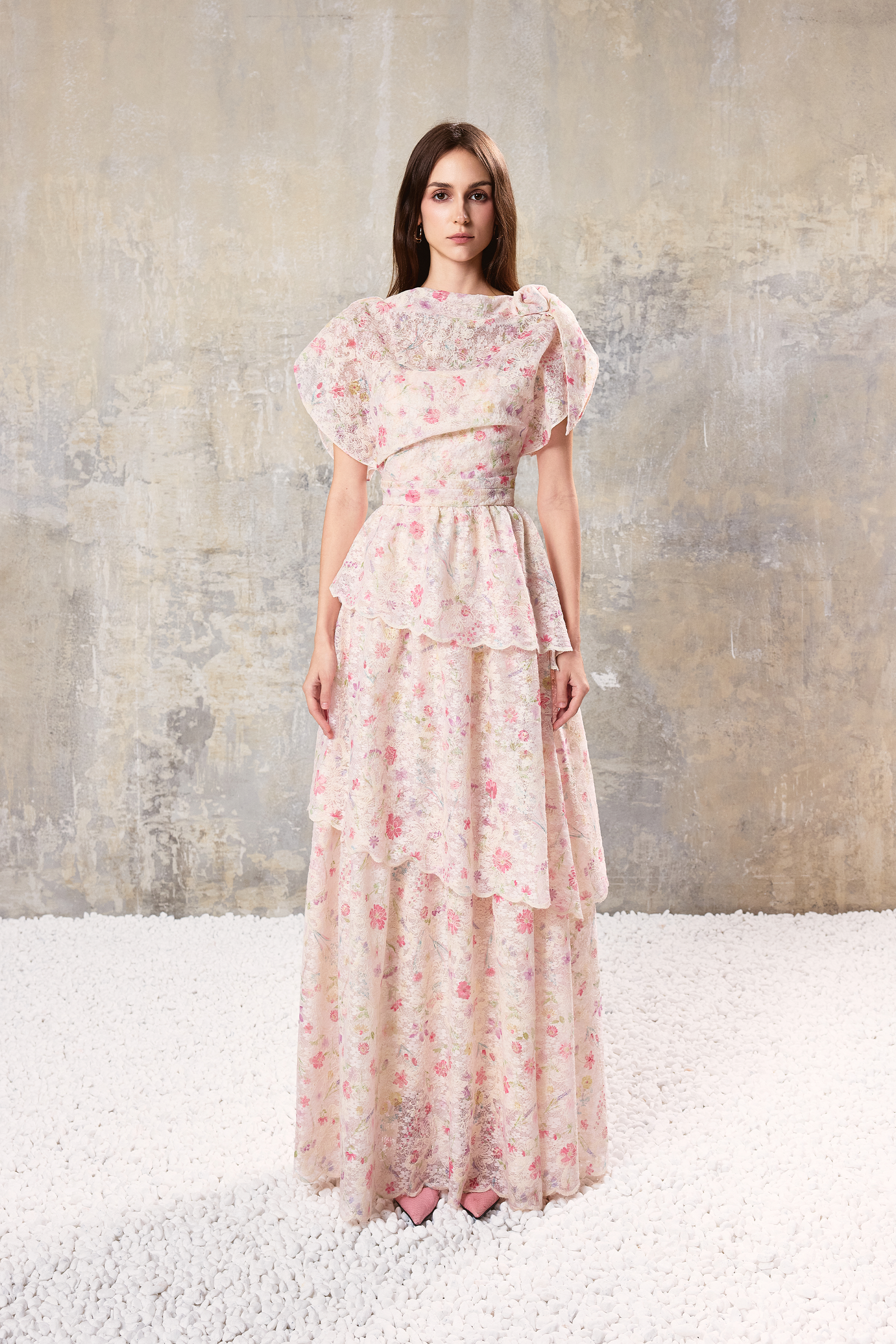 LALLEE Dresses Online | Floral Tiered Maxi Dress
