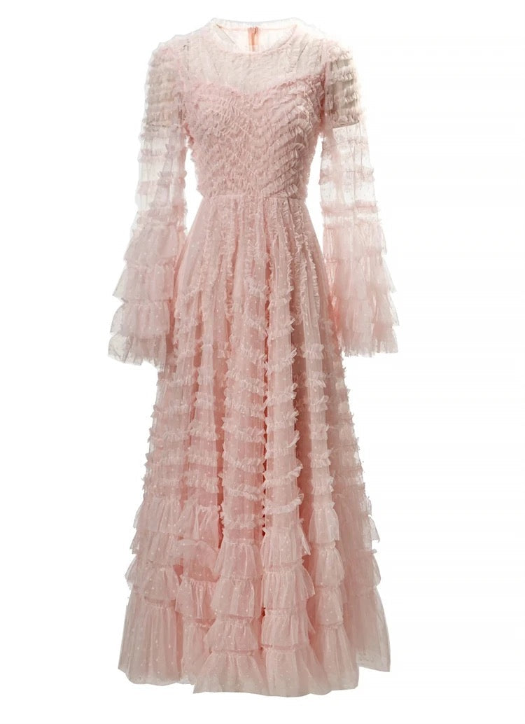 DRESS STYLE - NY3150-maxi dress-onlinemarkat-Pink-XS - US 2-onlinemarkat