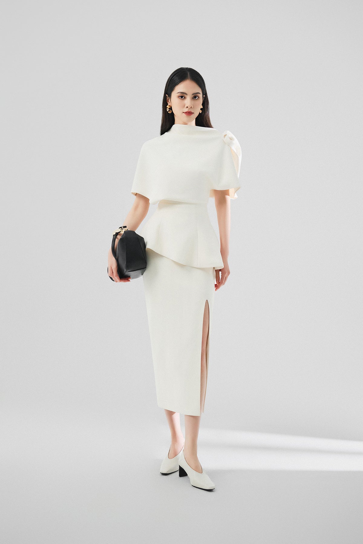 Helen Slit Pencil Skirt