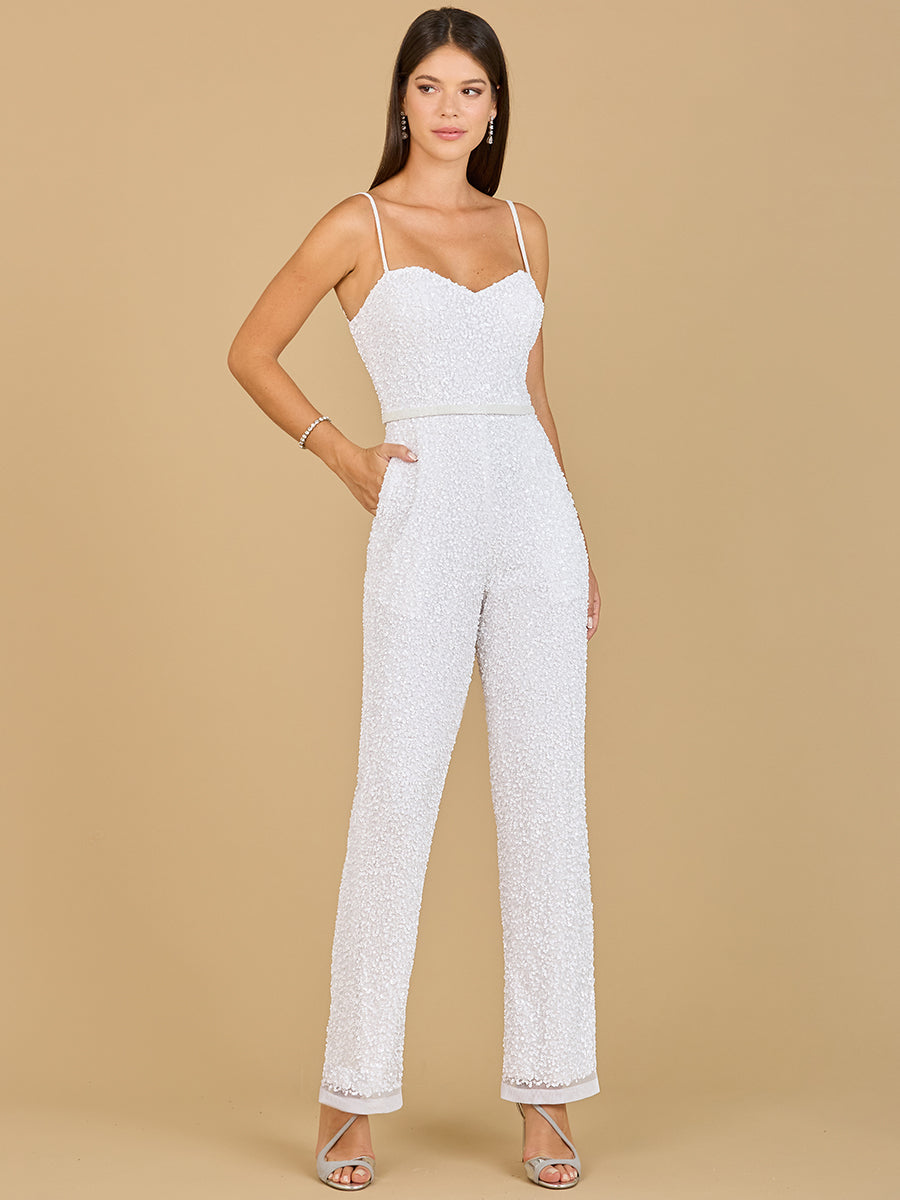 Beaded Bridal Jumpsuit 51122