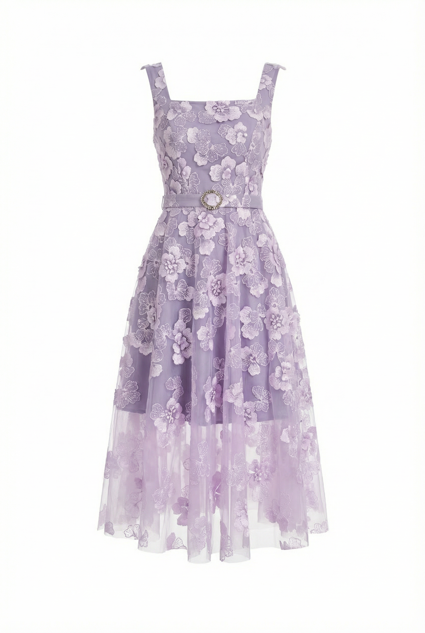Ryn Dress – Purple Impression Midi Dress